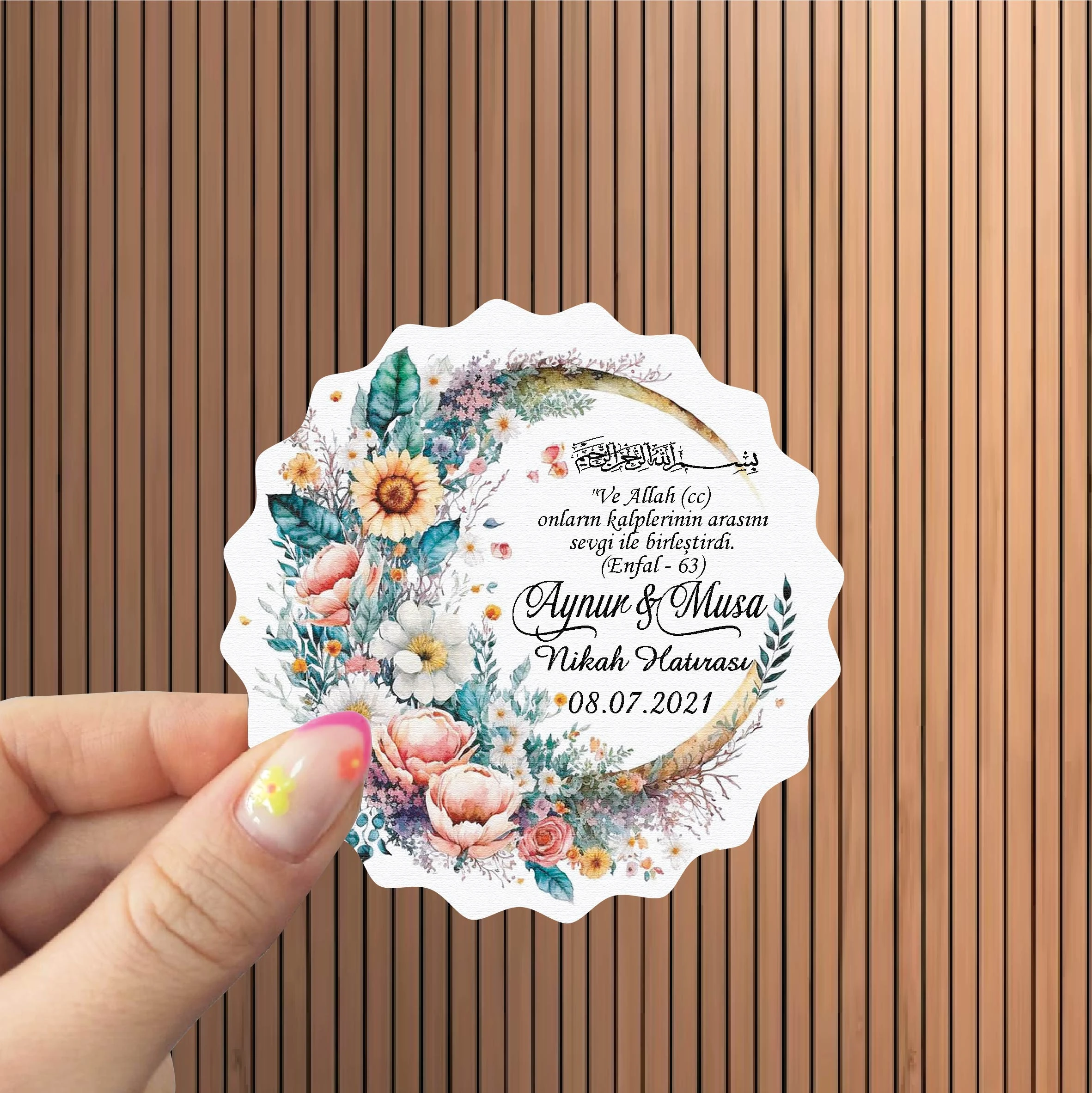 Ahşap Magnet 10 Adet