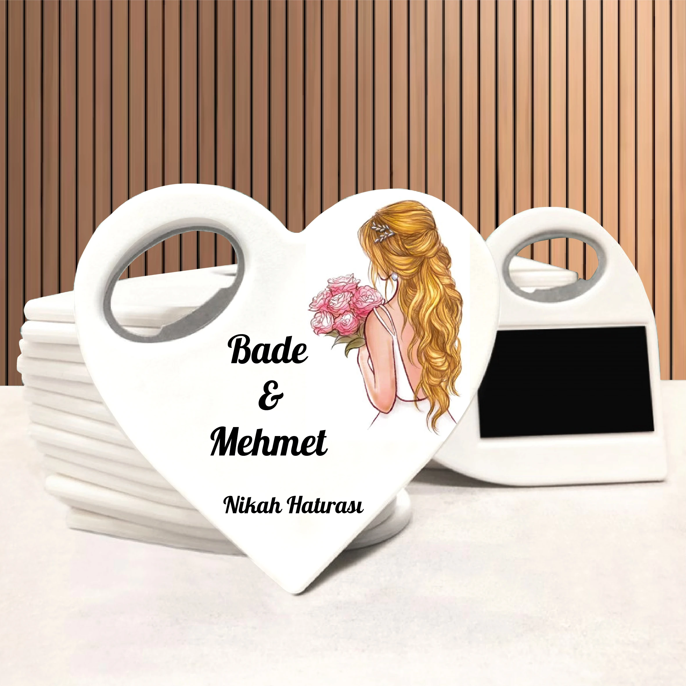 Kalp Açacak Magnet 10 Adet