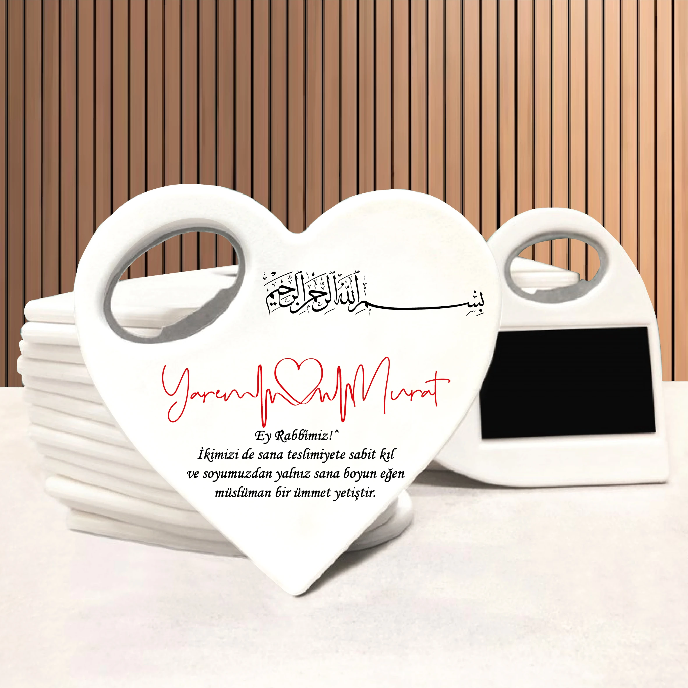 Kalp Açacak Magnet 10 Adet