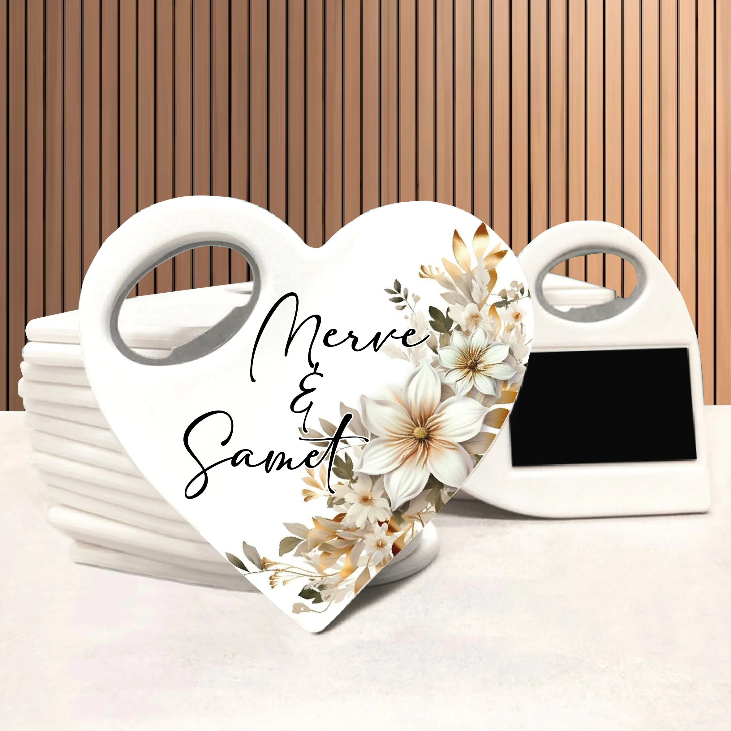 Kalp Açacak Magnet 10 Adet