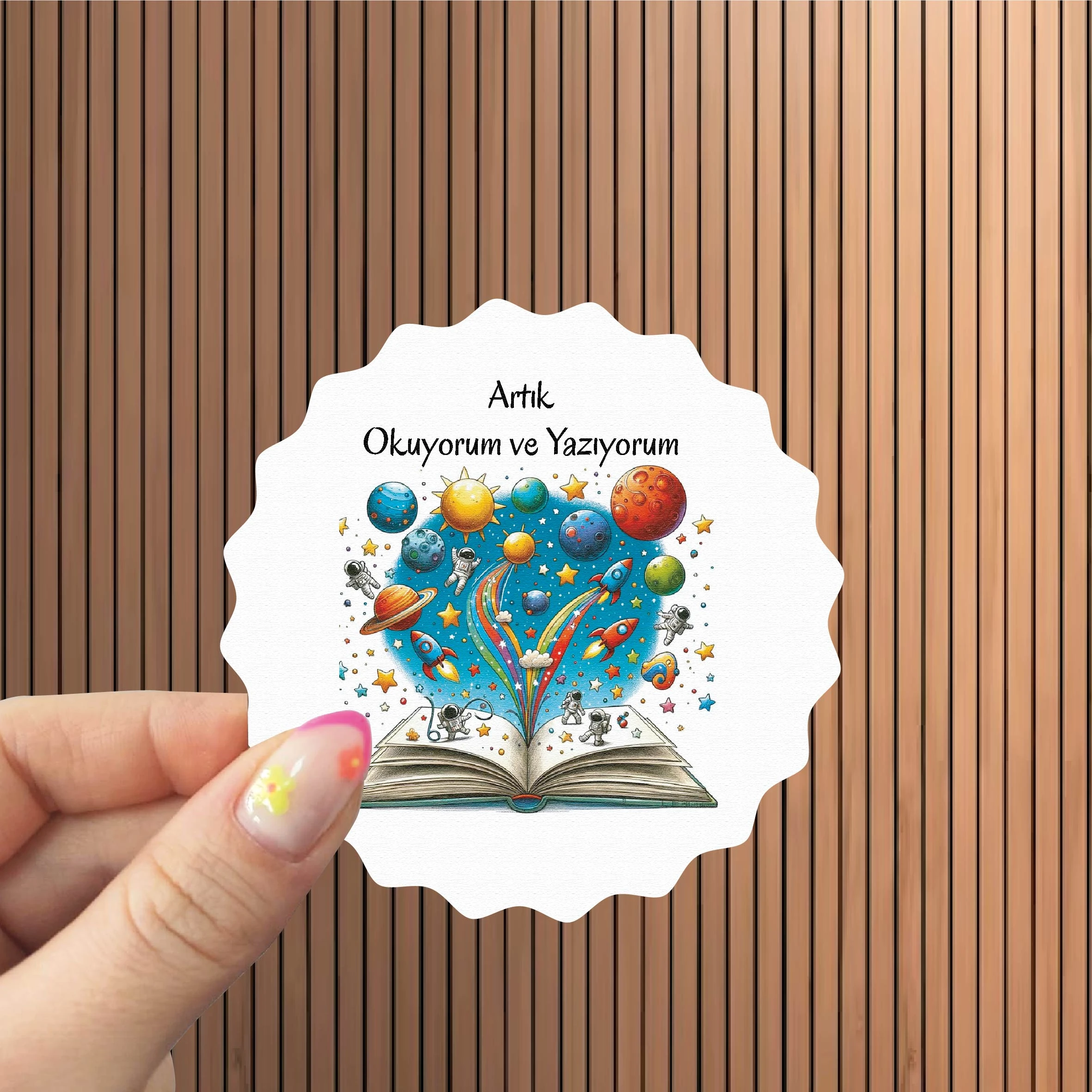 Öğrenci Magneti - Artık okuyorum / Okuma Bayramı Magneti 10 Adet