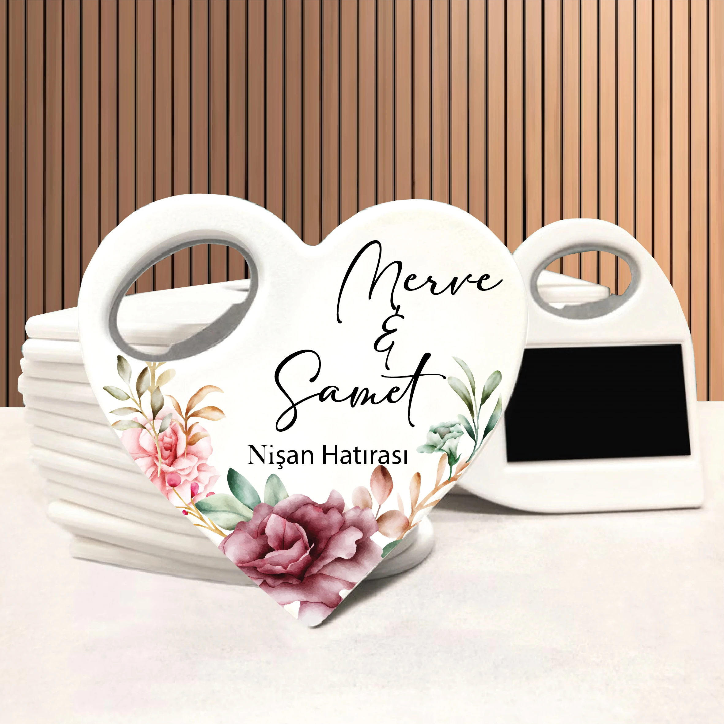 Kalp Açacak Magnet 10 Adet