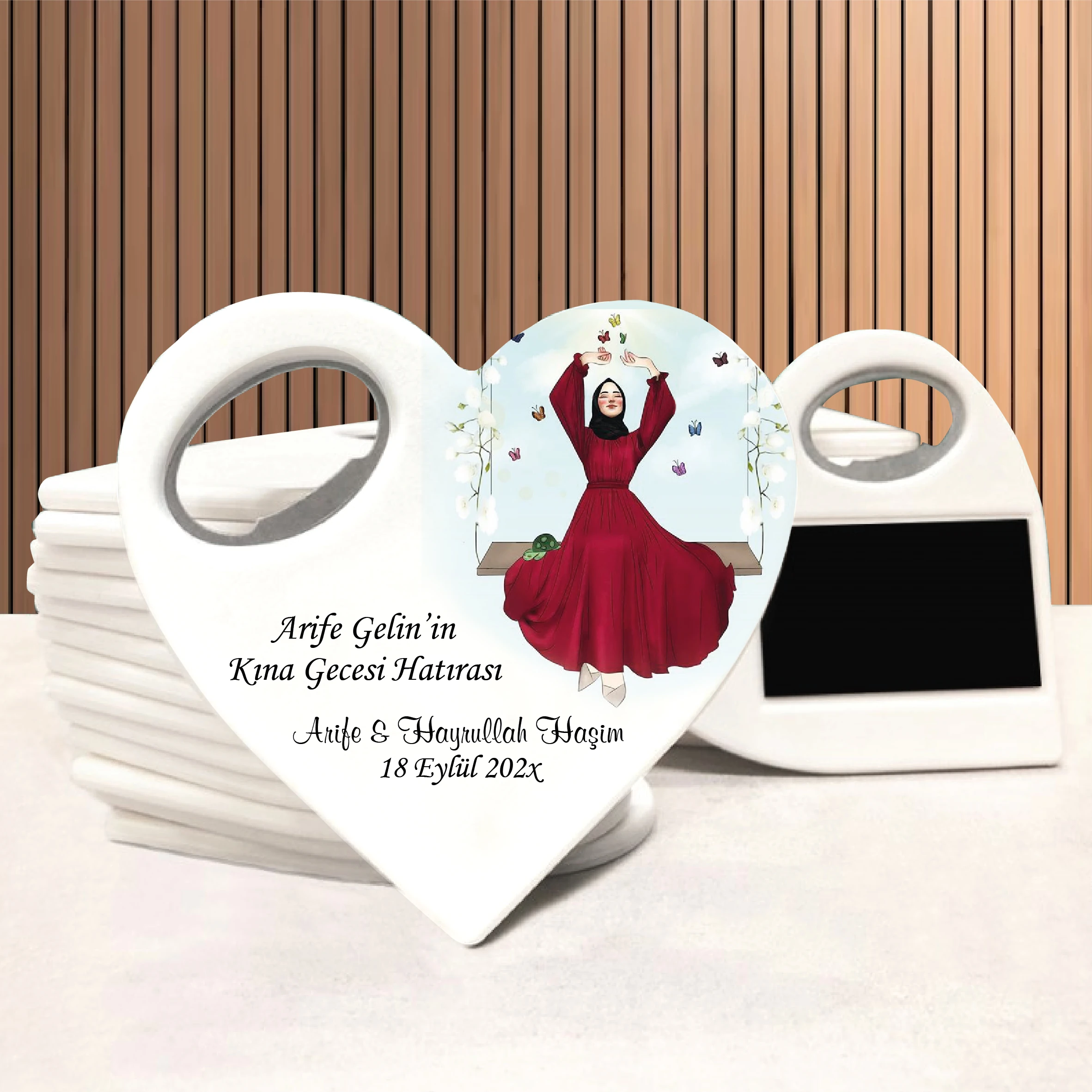 Kalp Açacak Magnet 10 Adet