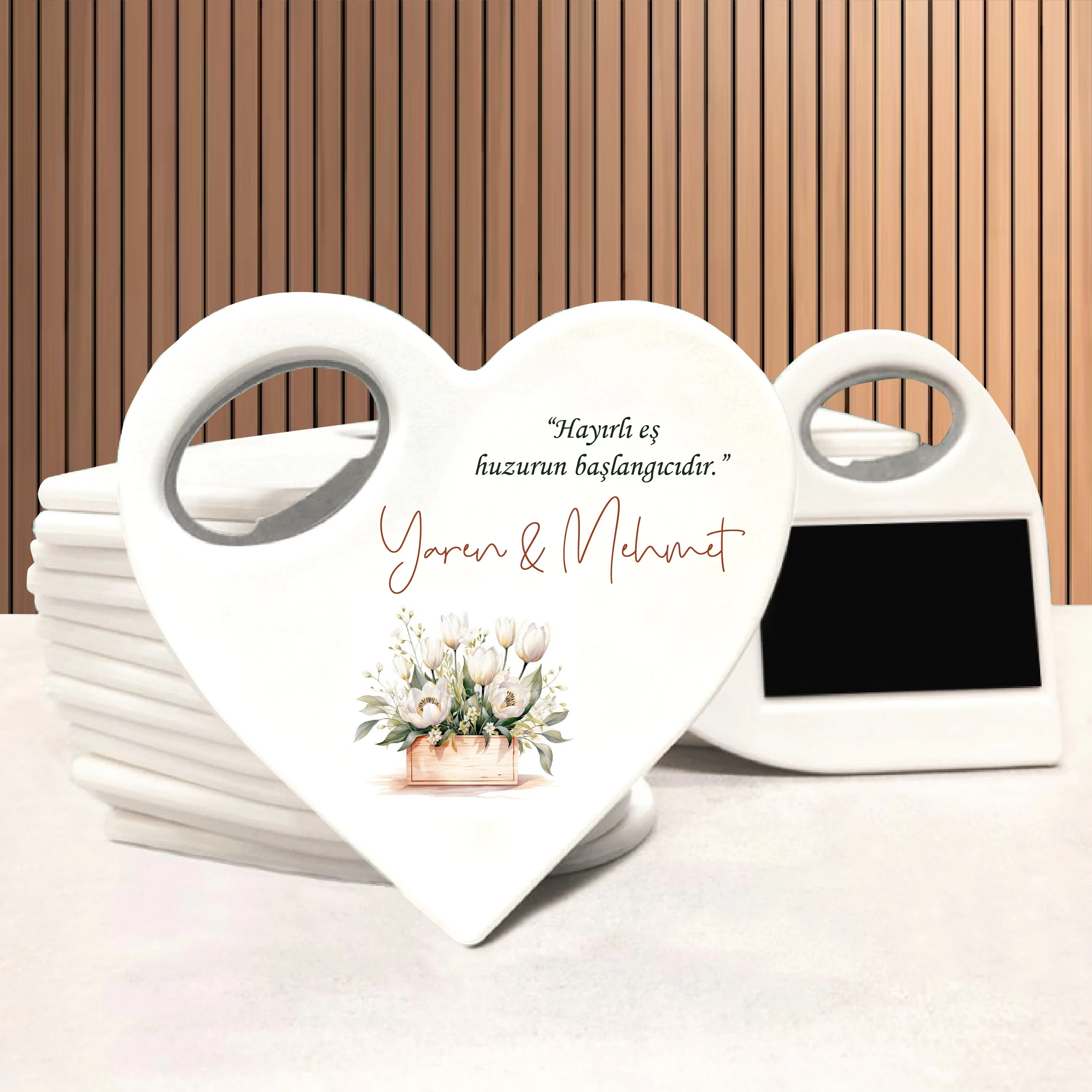 Kalp Açacak Magnet 10 Adet