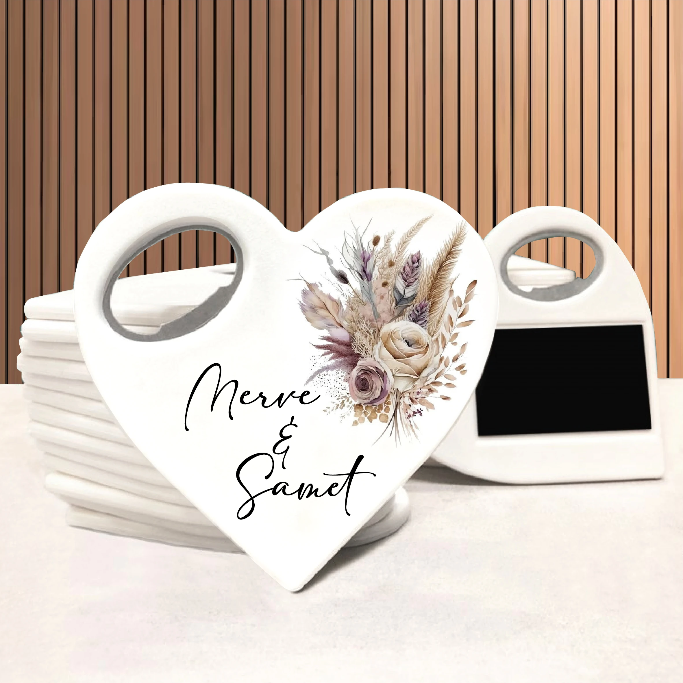 Kalp Açacak Magnet 10 Adet