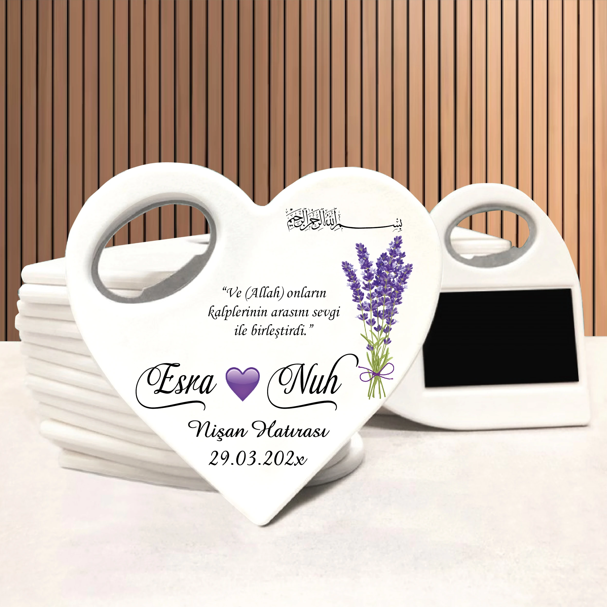 Kalp Açacak Magnet 10 Adet