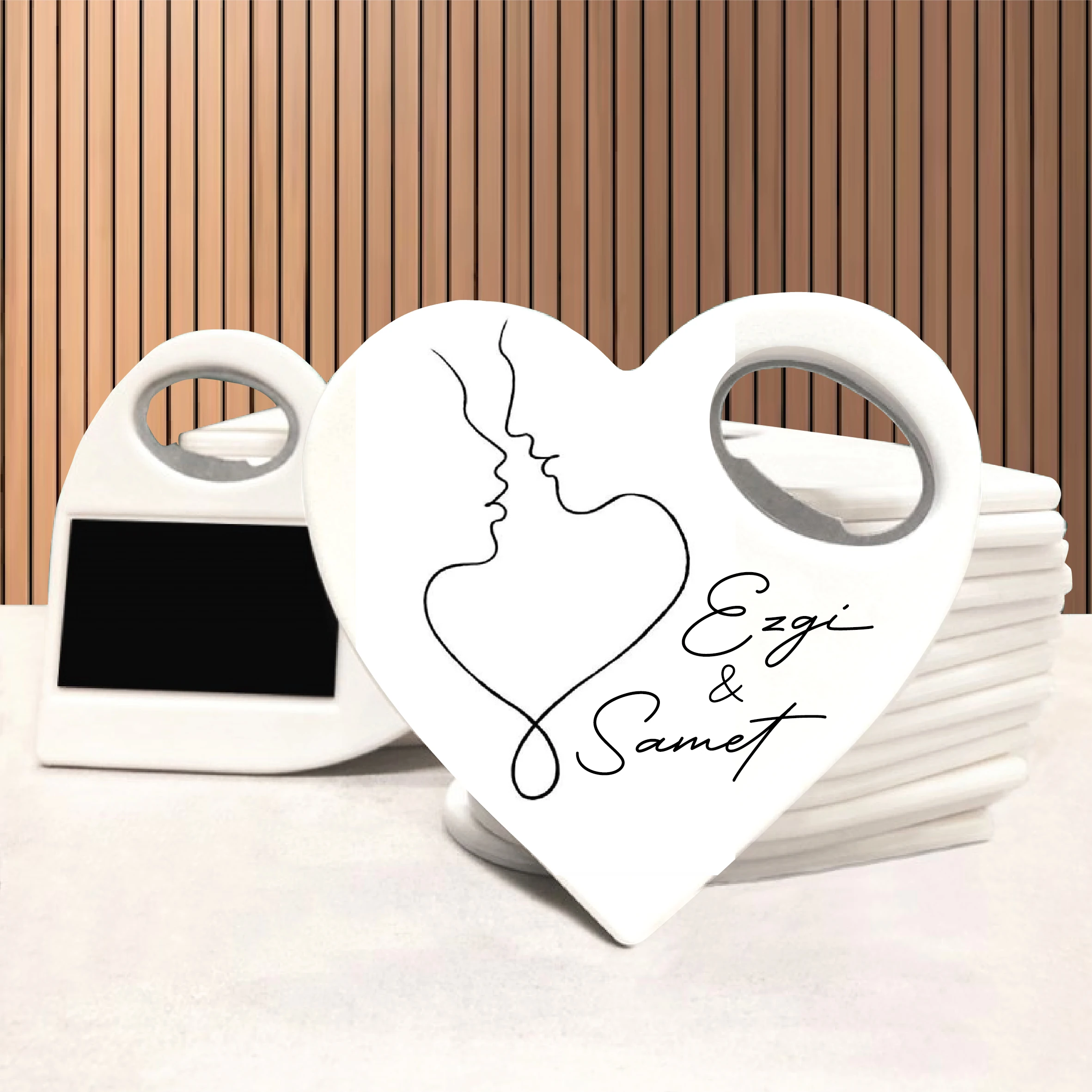 Kalp Açacak Magnet 10 Adet