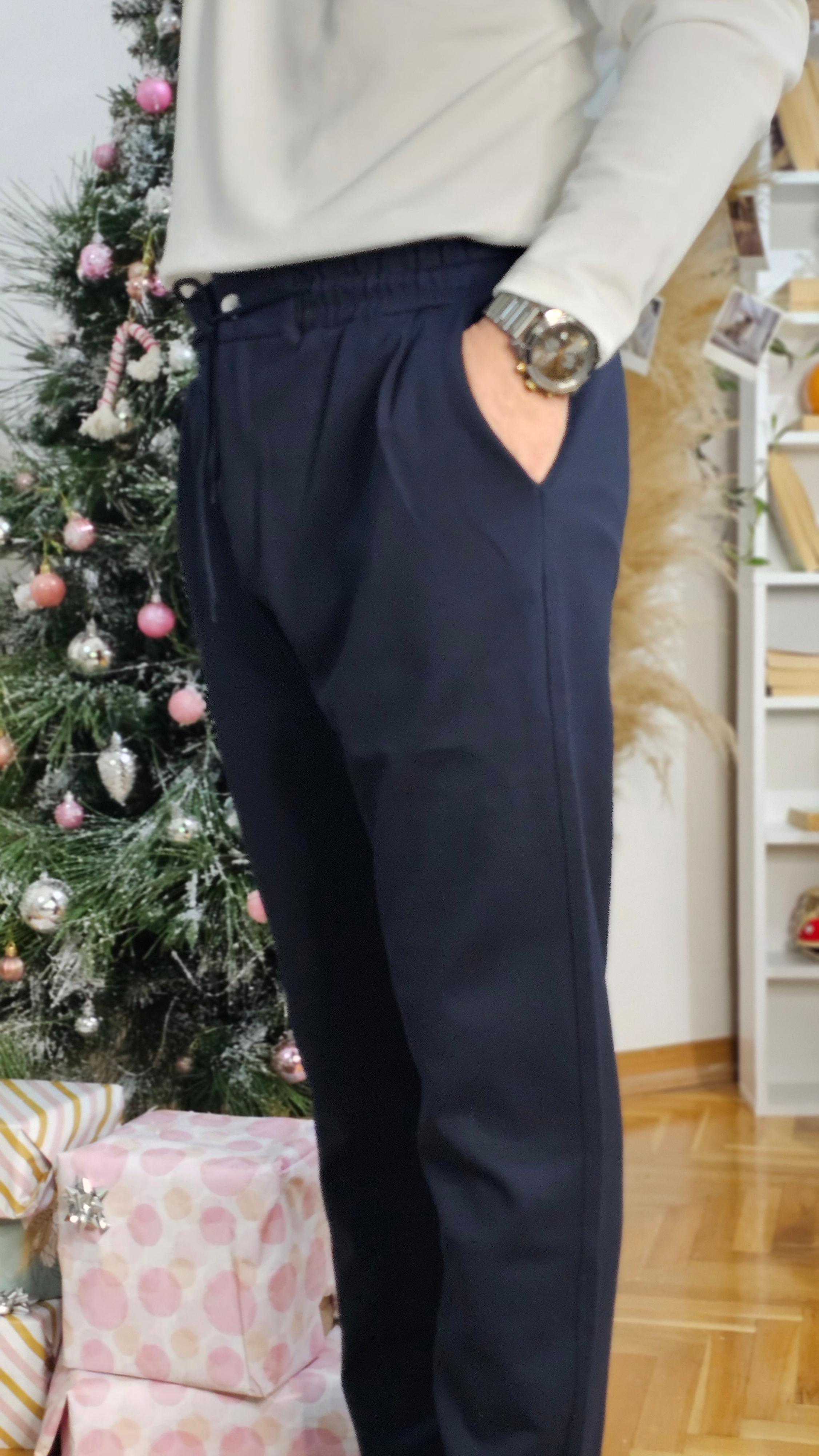 Beli Lastikli Erkek Pantolon