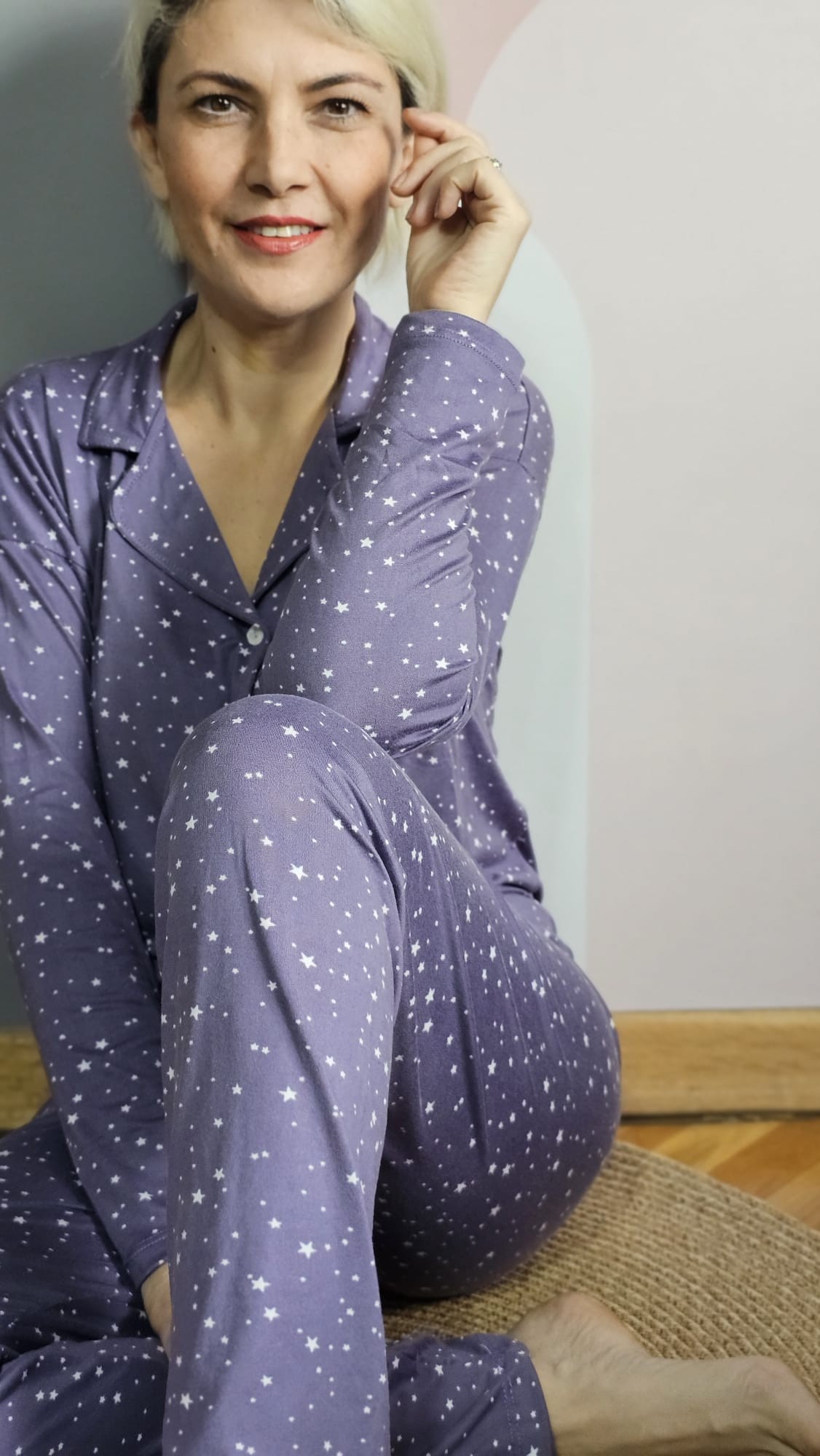 Bambu Mor Kadın Pijama Takımı