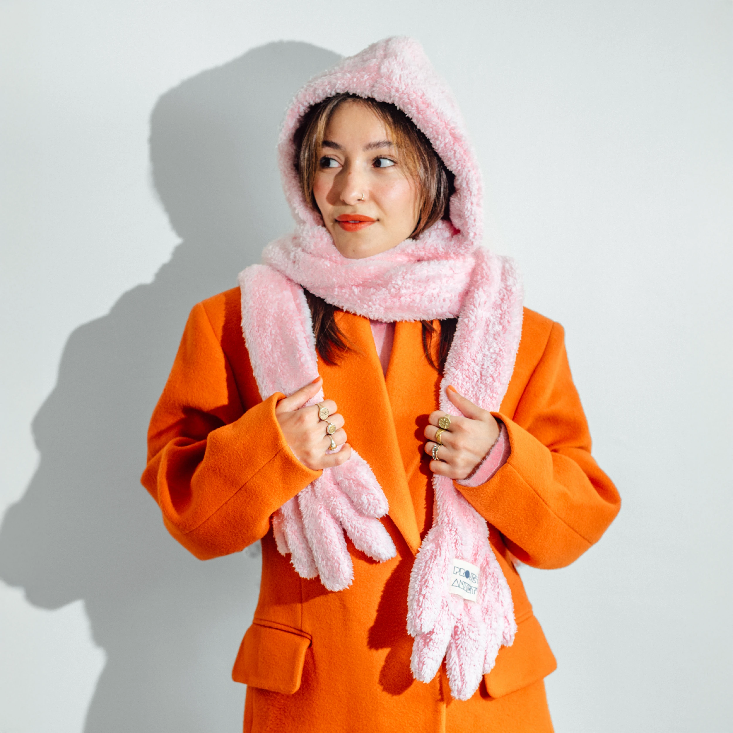 Gulyabani El Atkı / Balaclava - Pembe