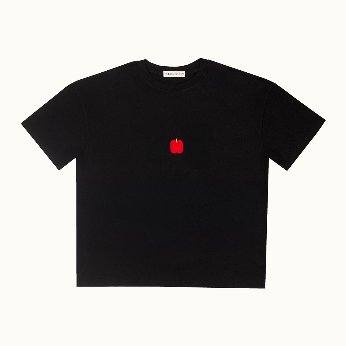 Anxiety Market / Apple T-shirt - Siyah