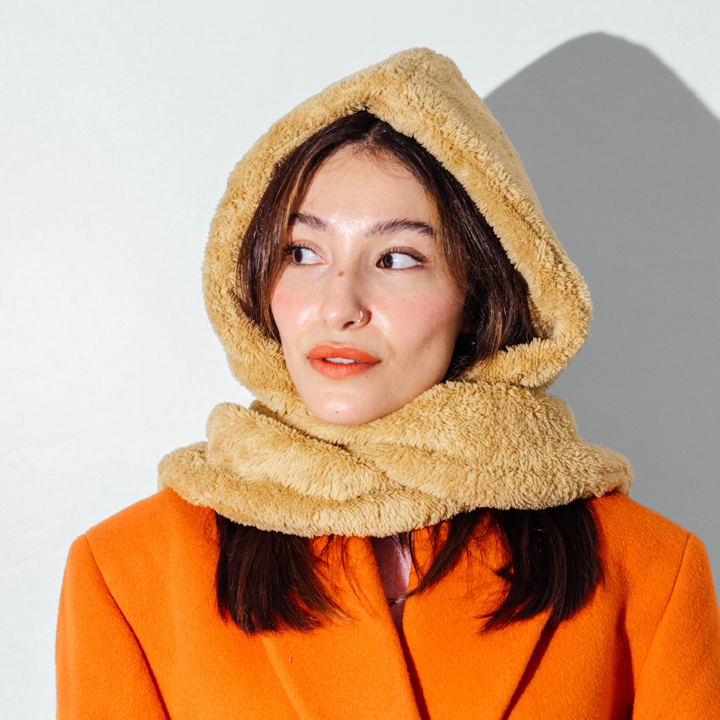 Gulyabani El Atkı / Balaclava - Camel