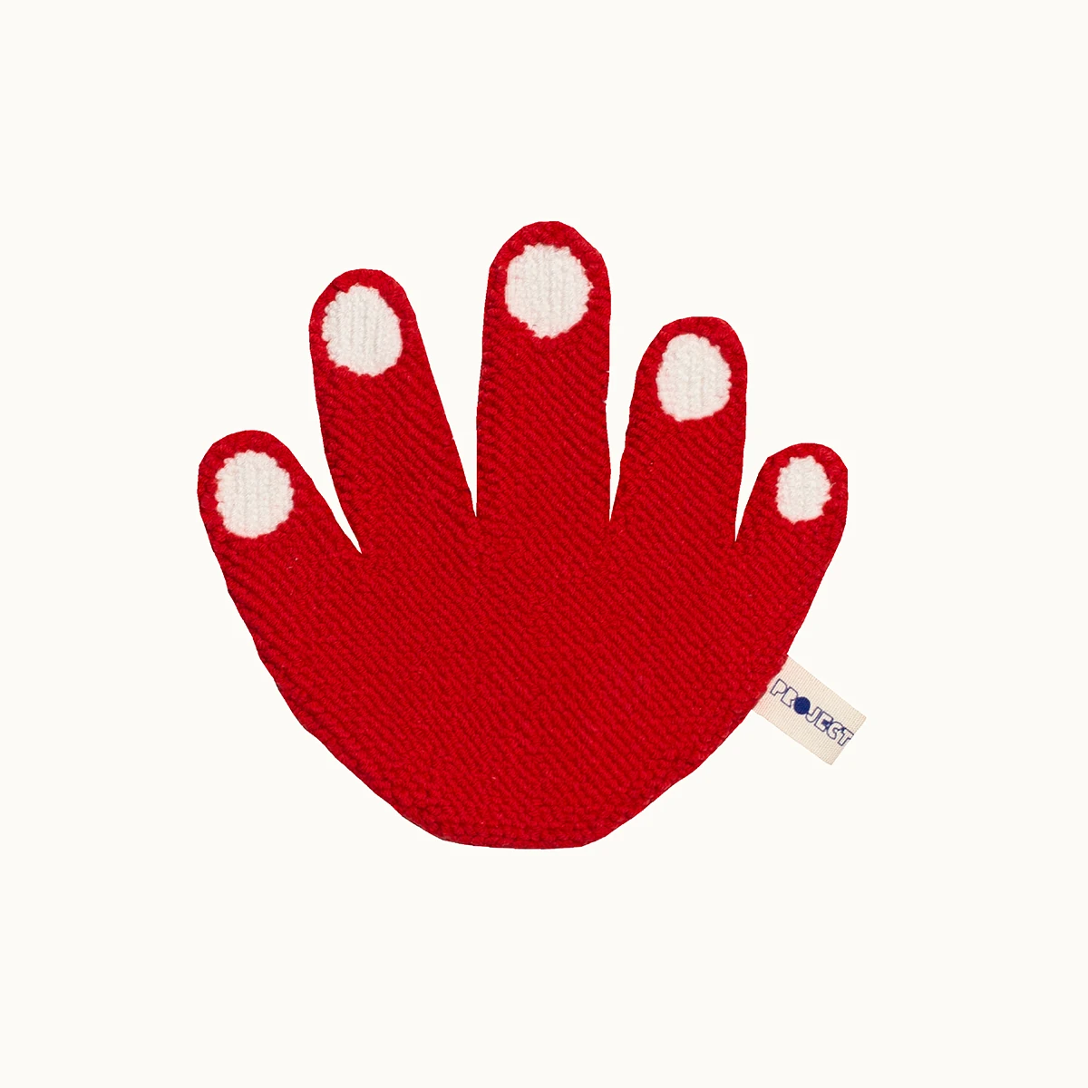 Gulyabani El Bardak ve Mum Altlığı - Kırmızı