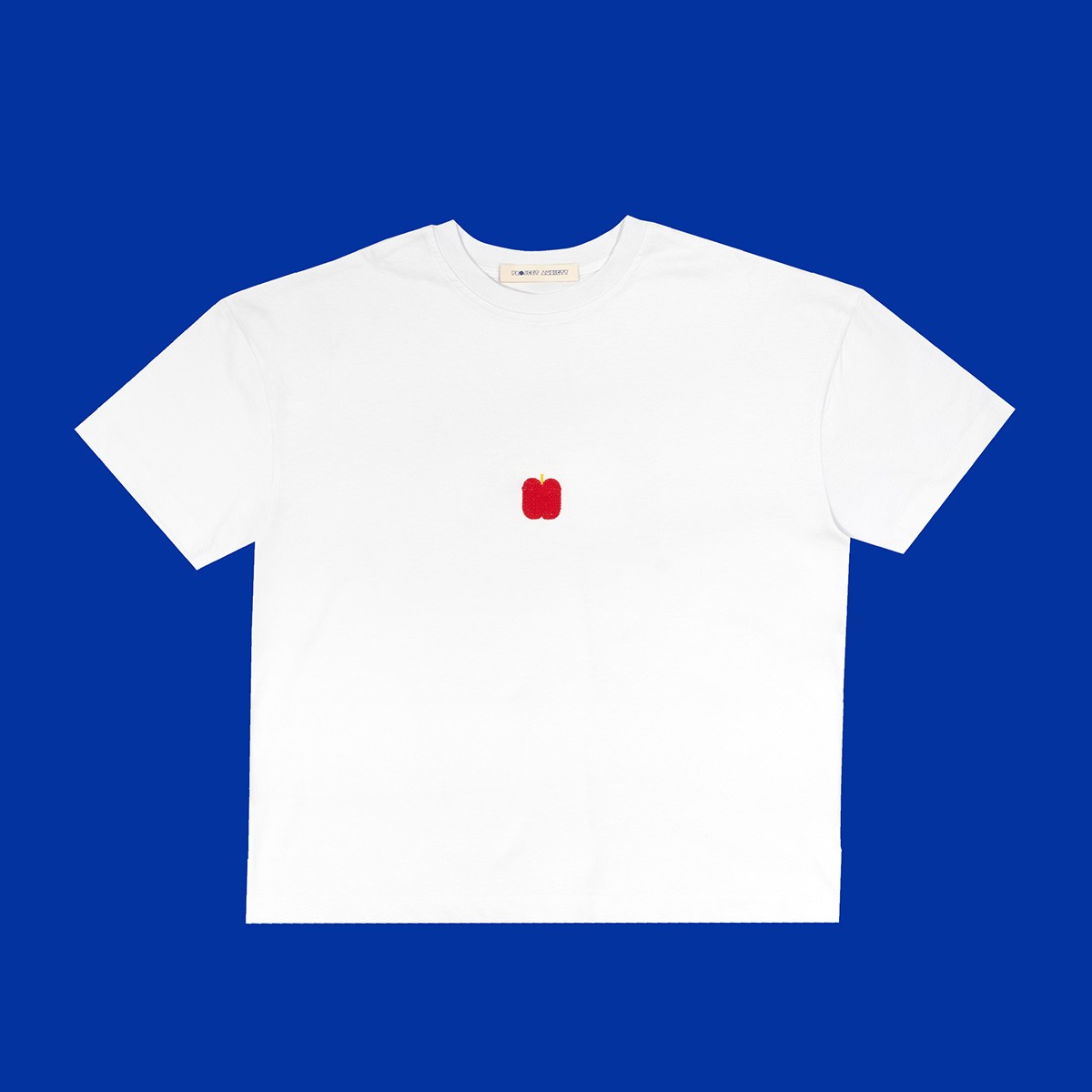 Anxiety Market / Apple T-shirt - Beyaz