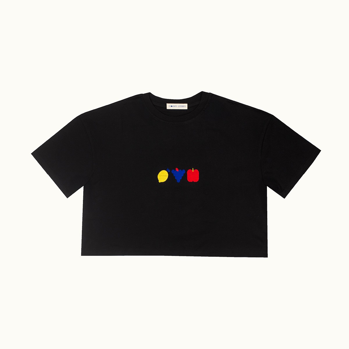 Anxiety Market T-shirt - Crop - Siyah