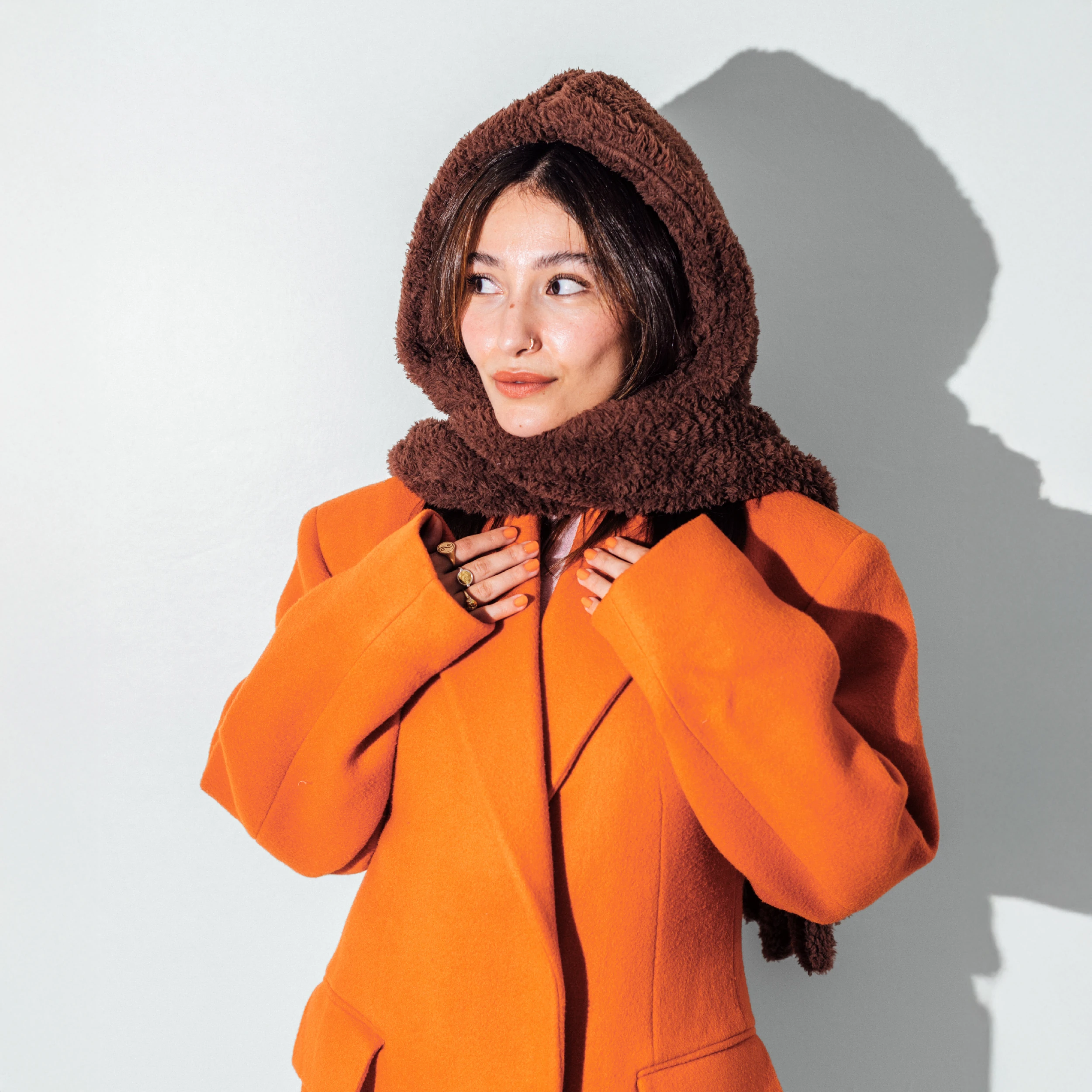 Gulyabani El Atkı / Balaclava - Kahve