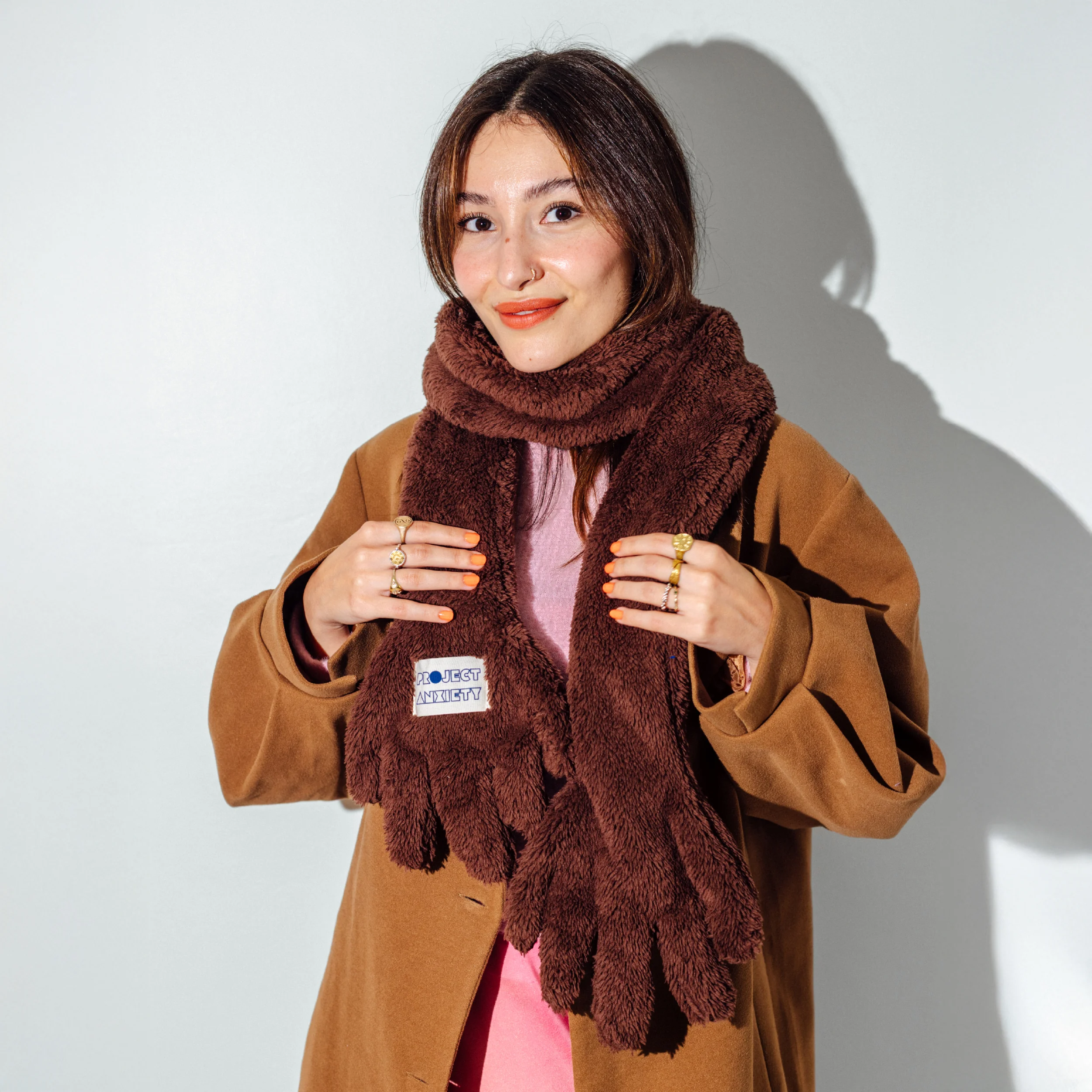 Gulyabani El Atkı - Kahve