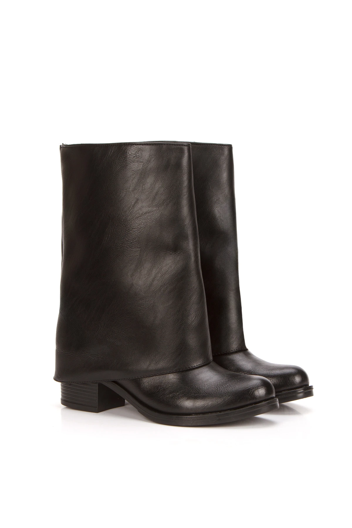 Betty kadın yuvarlak burun uzun bot