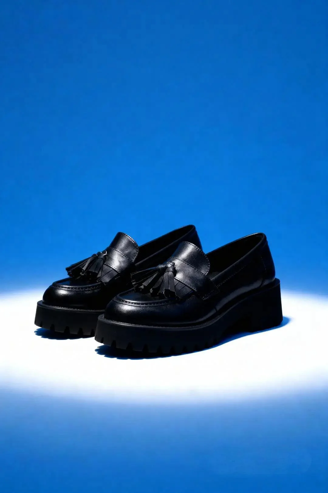 Alina Kadın püskülü laofer - siyah