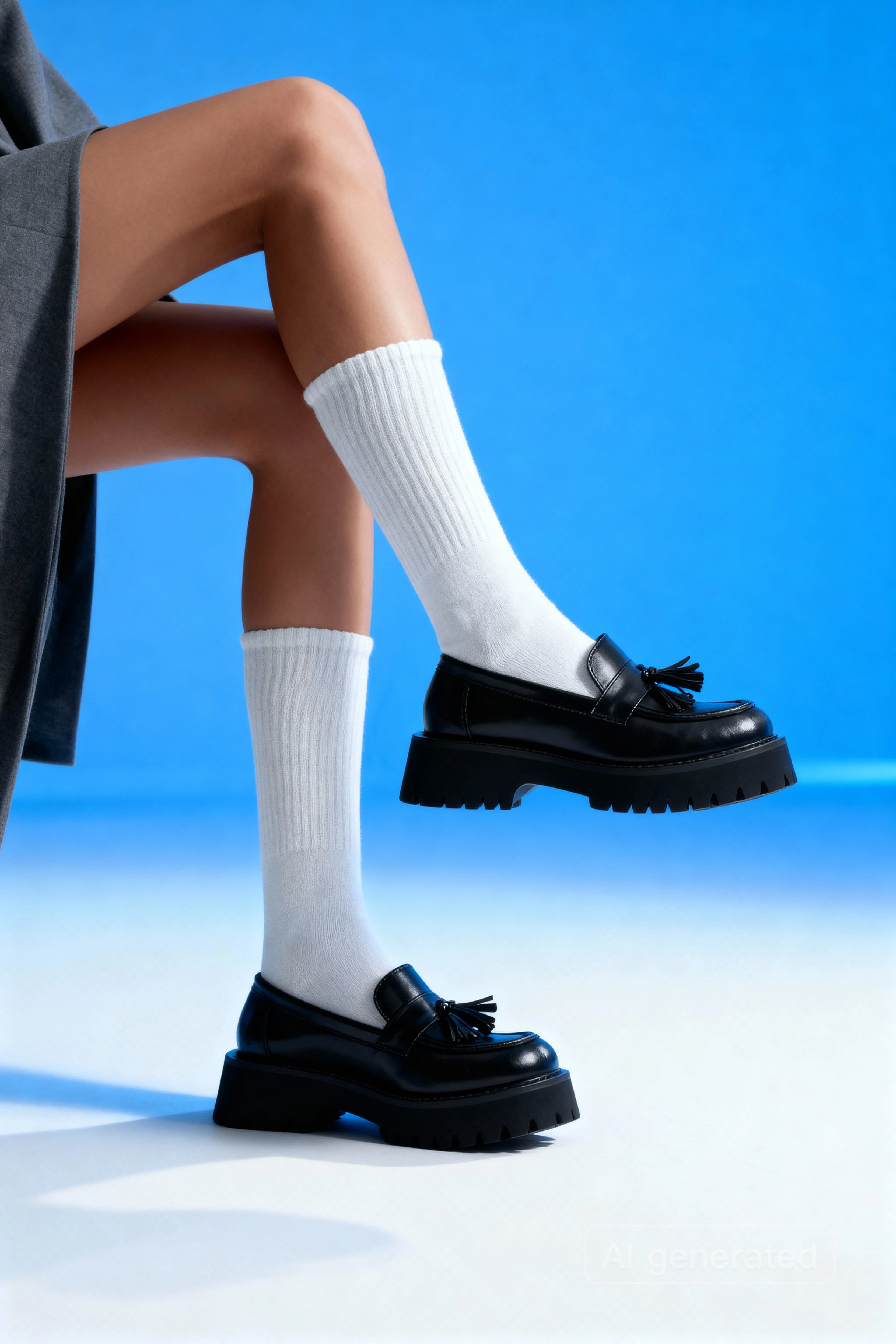 Alina Kadın püskülü laofer - siyah