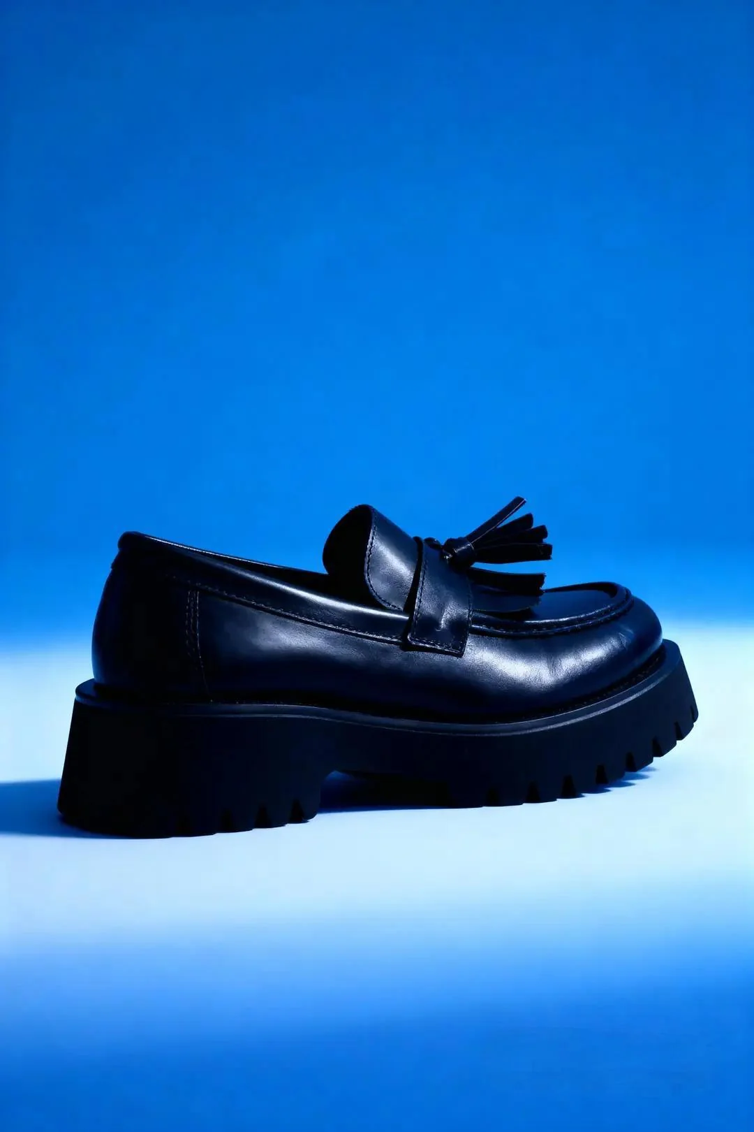 Alina Kadın püskülü laofer - siyah