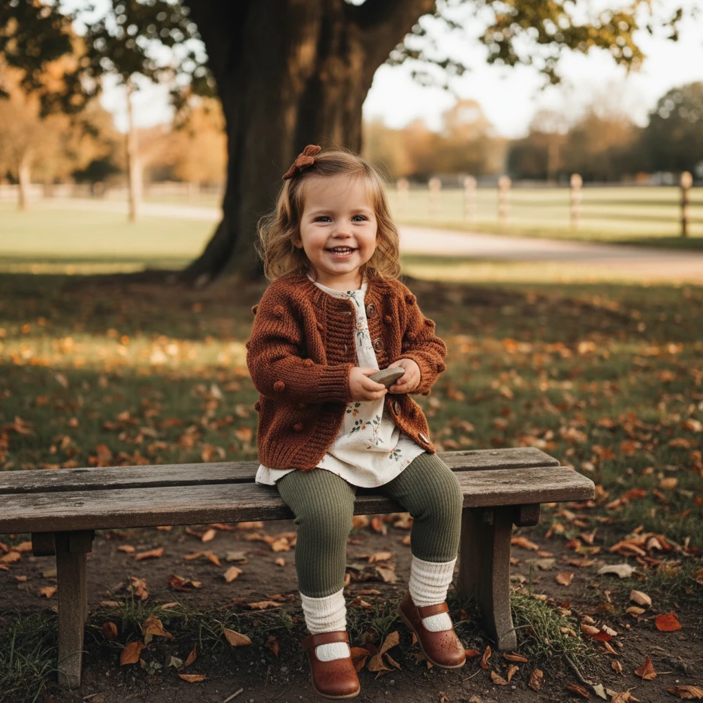 Popcorn Detaylı Organik Vintâge Hırka image