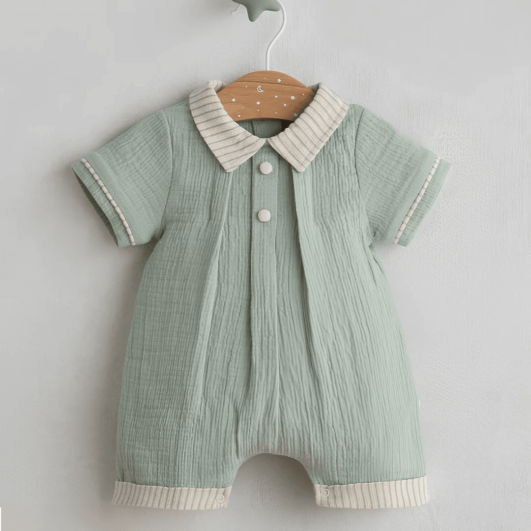 Organik Müslin Hugo Romper image