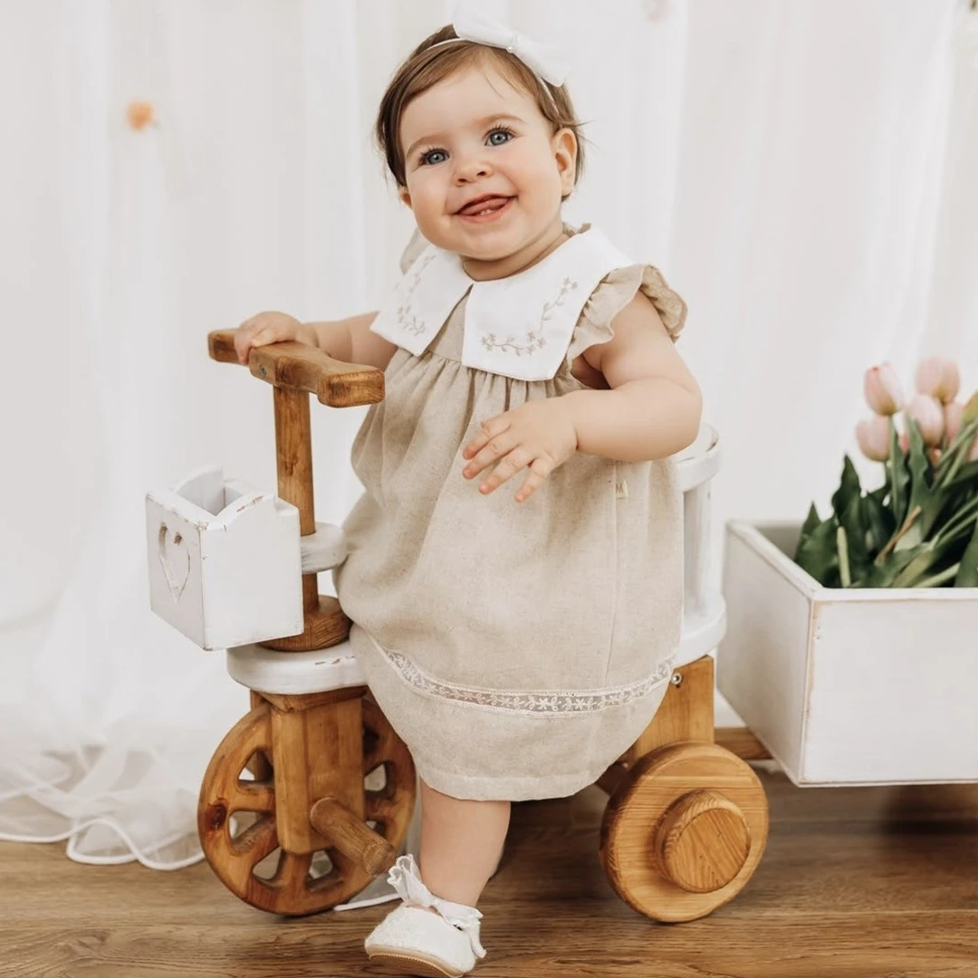 İsviçre Keteni Vintâge Elbise