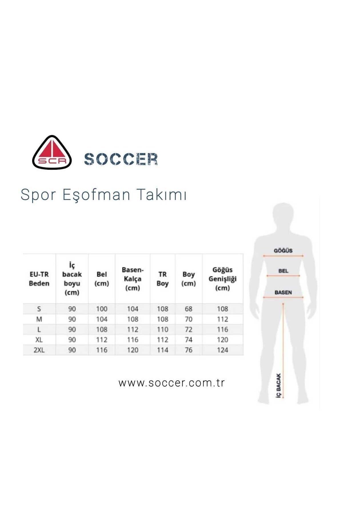 Boğazlı Fermuarlı Erkek Spor Eşofman Takımı