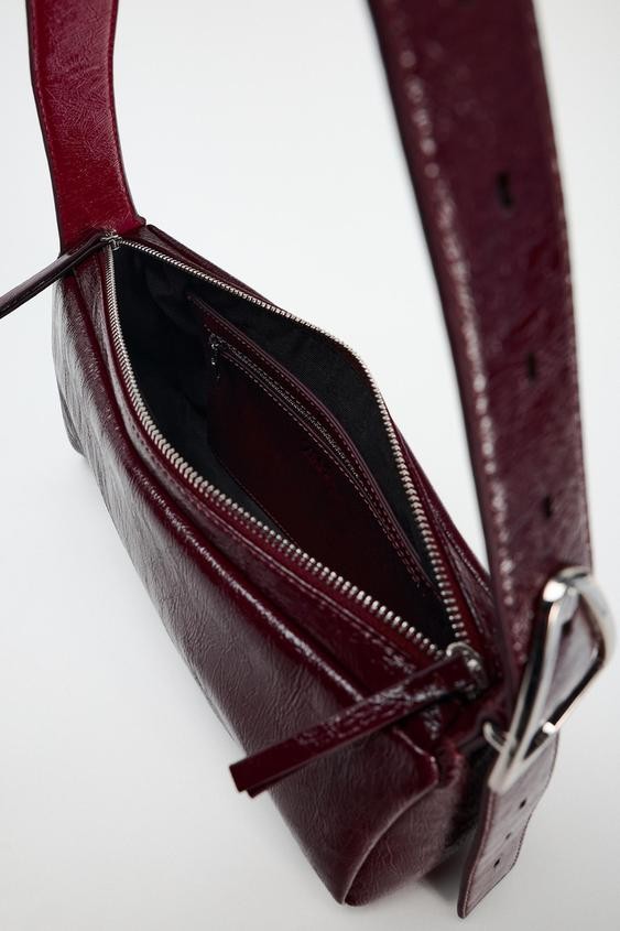 Sac à bandoulière Flamé - bordo