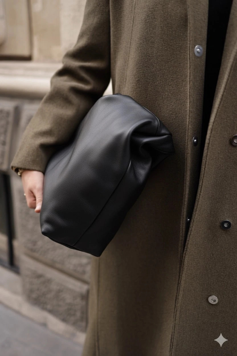 Deri Görünümlü Tote Çanta