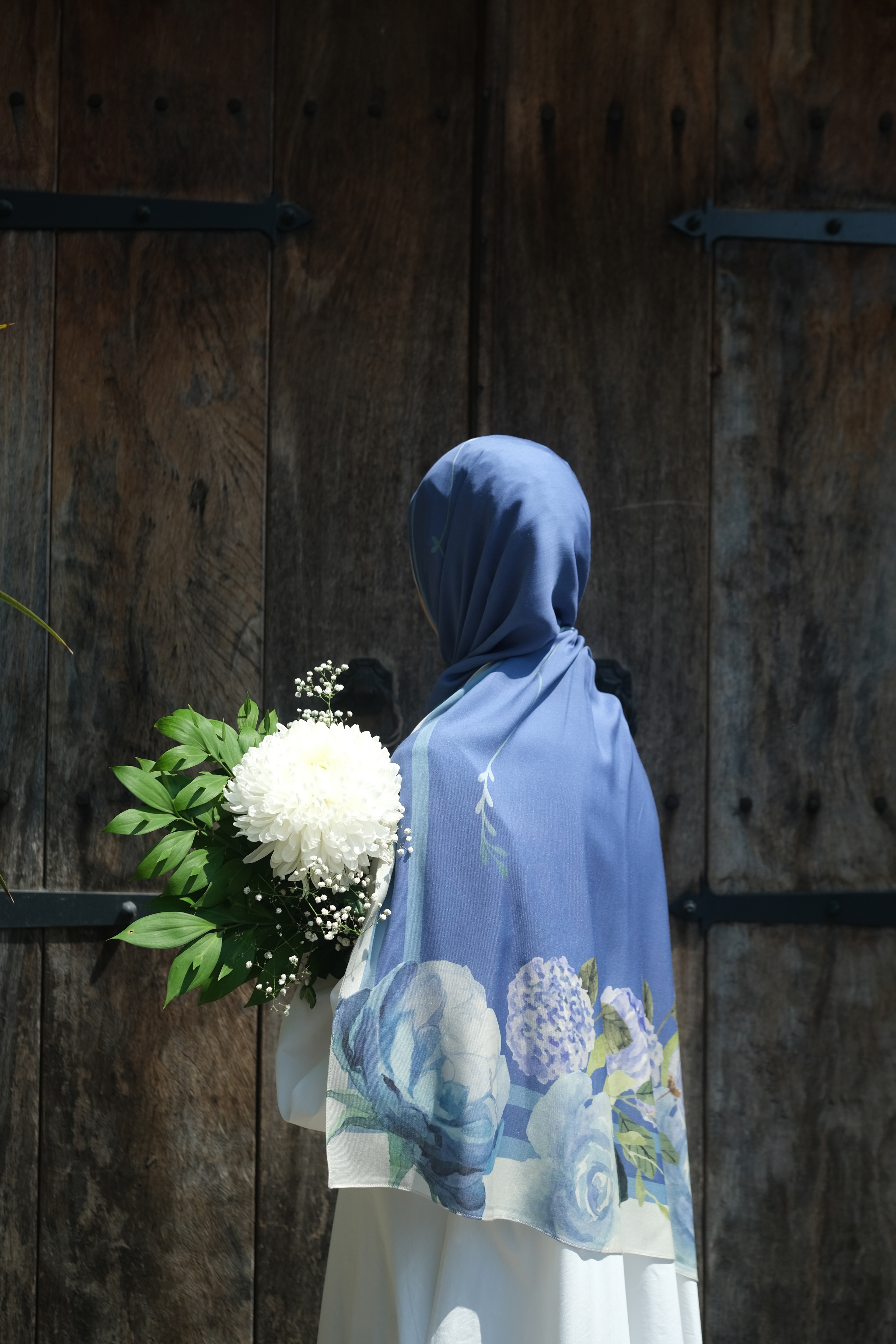 Blooming Yün İpek Şal
