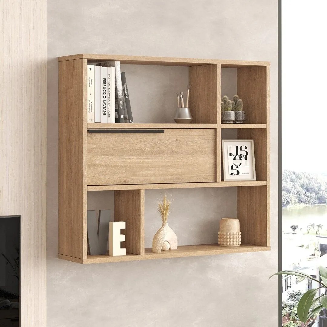 Mariana Wall Shelf | 6 Section Wall Shelf| Wall Decoration Rack |