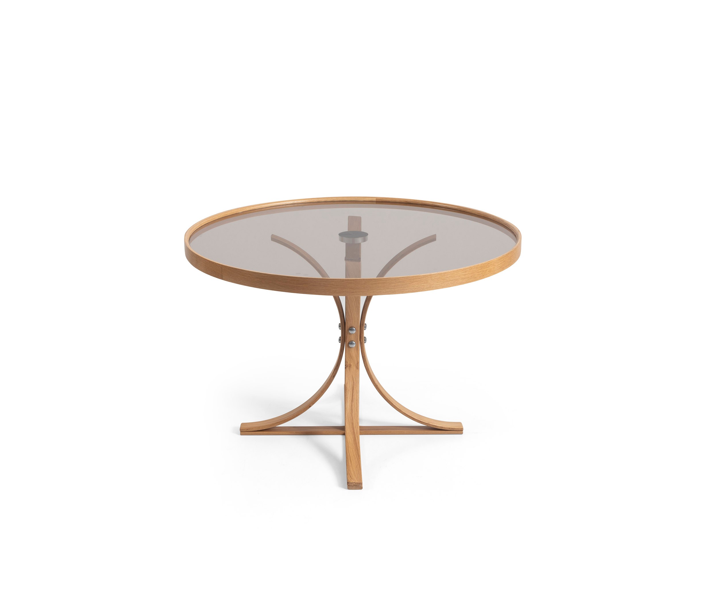 Cane CoffeeTable | Tempered Glass | Round Center Table