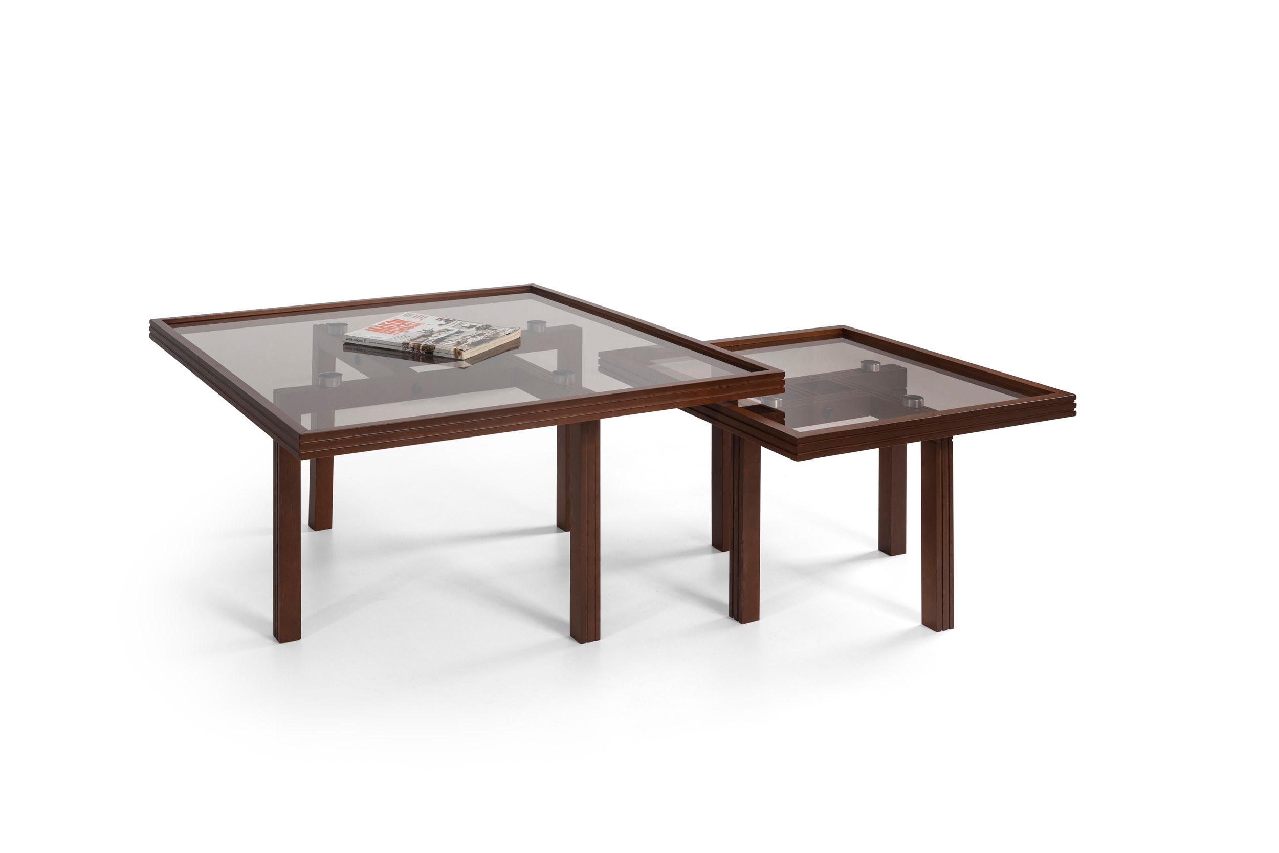 Puzzle Coffee Table | Tampered Glass | Square Center Table