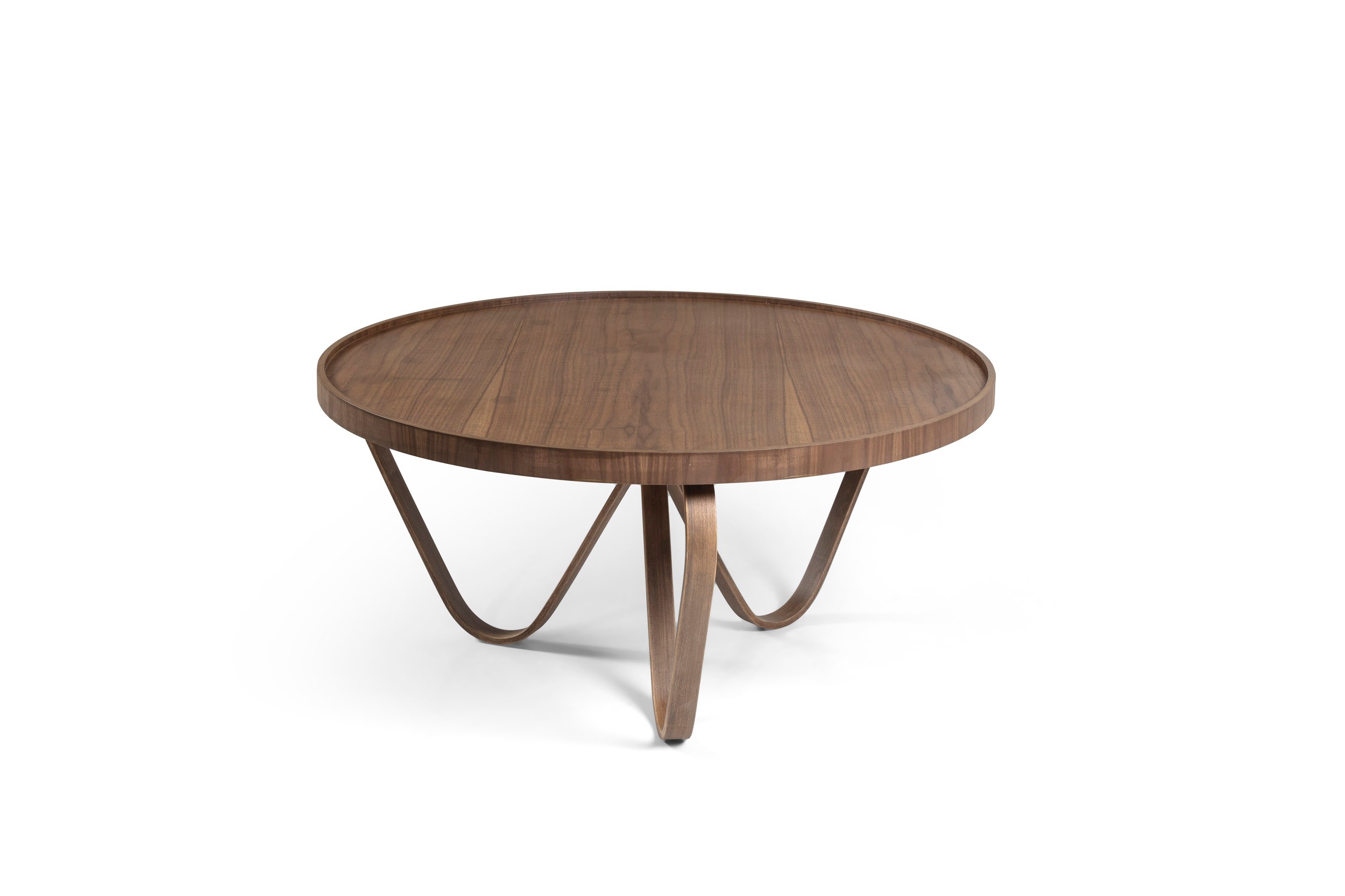 Spring Coffee Table | Natural Wood | Round Center Table