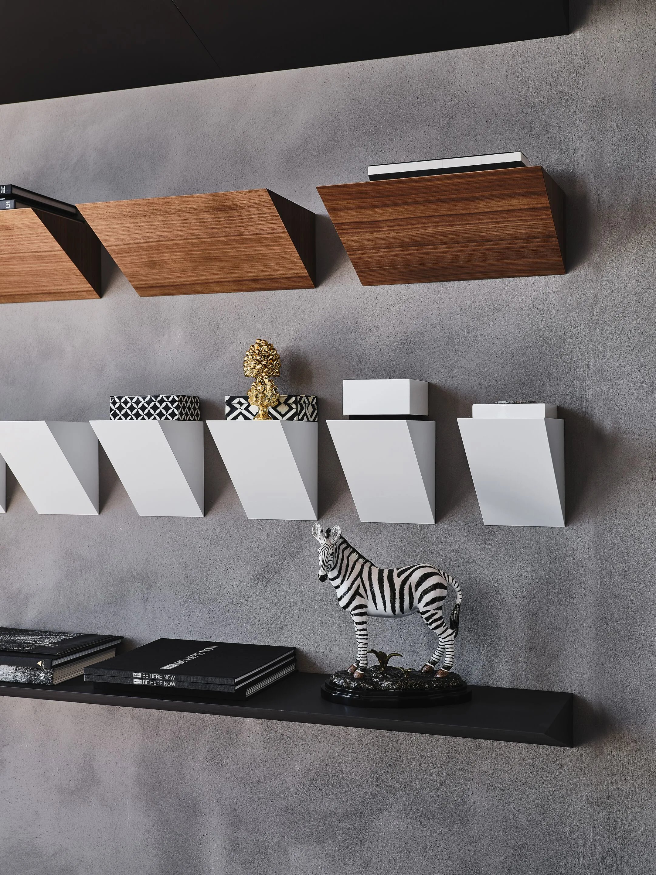 DOLA Wooden wall shelf