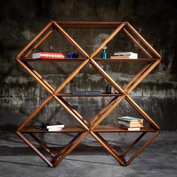   Linerora Diamond Bookshelf