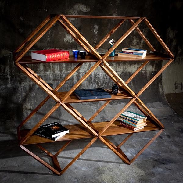   Linerora Diamond Bookshelf