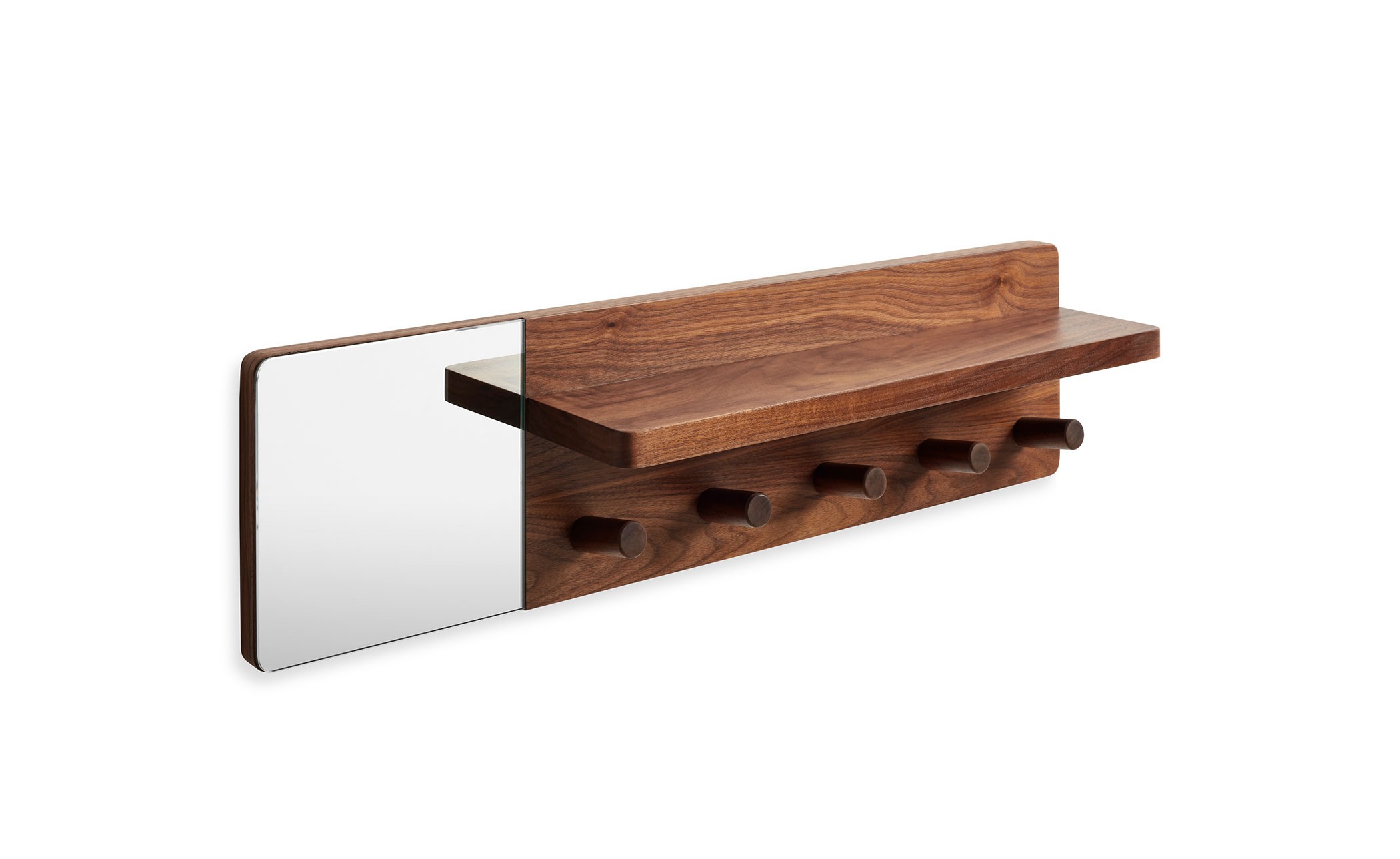 Craq Wall Shelf with Hooks