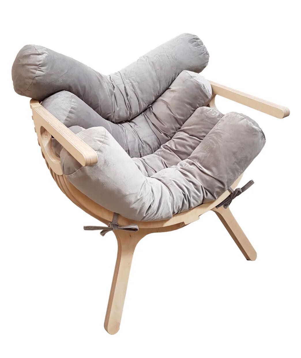 Linerora Shell Chair - Luxury Cotton Fabric