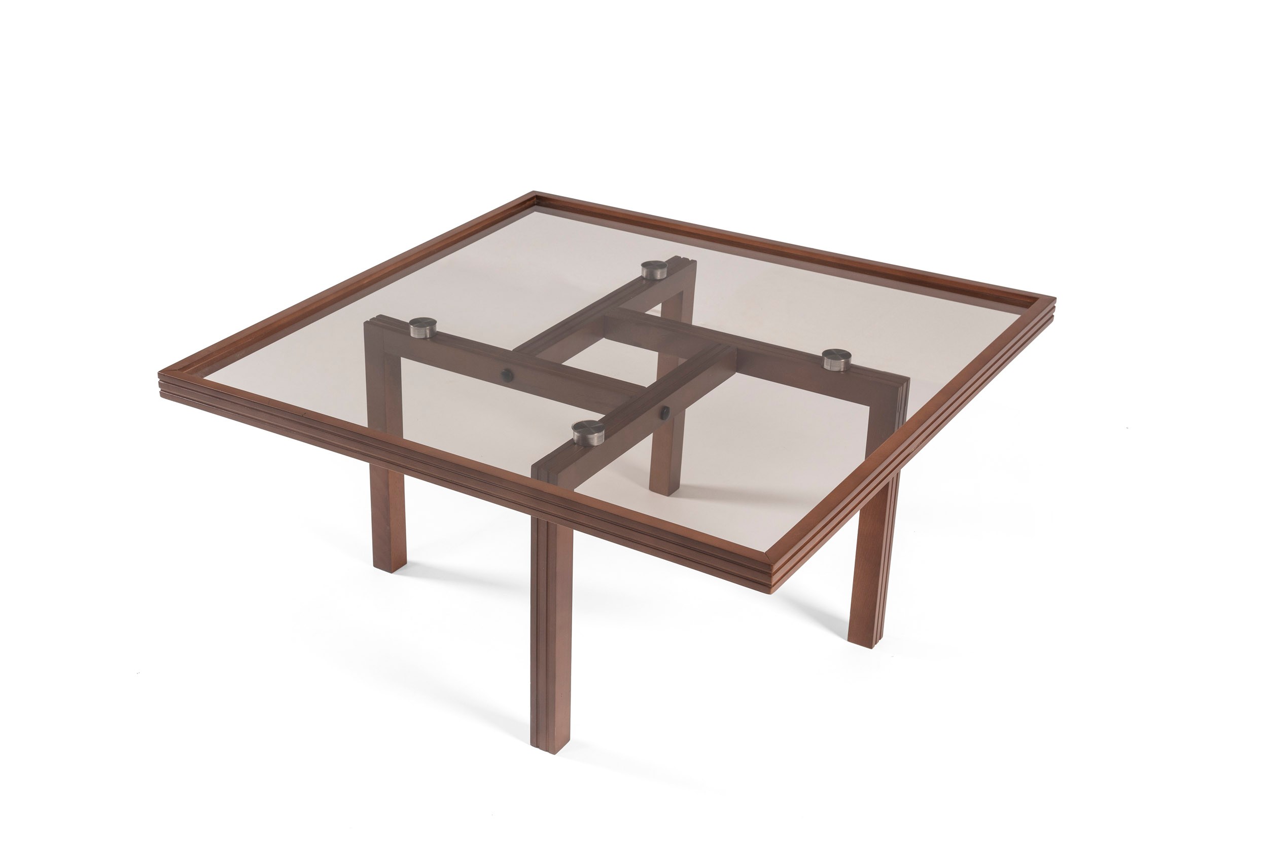 Puzzle Coffee Table | Tampered Glass | Square Center Table