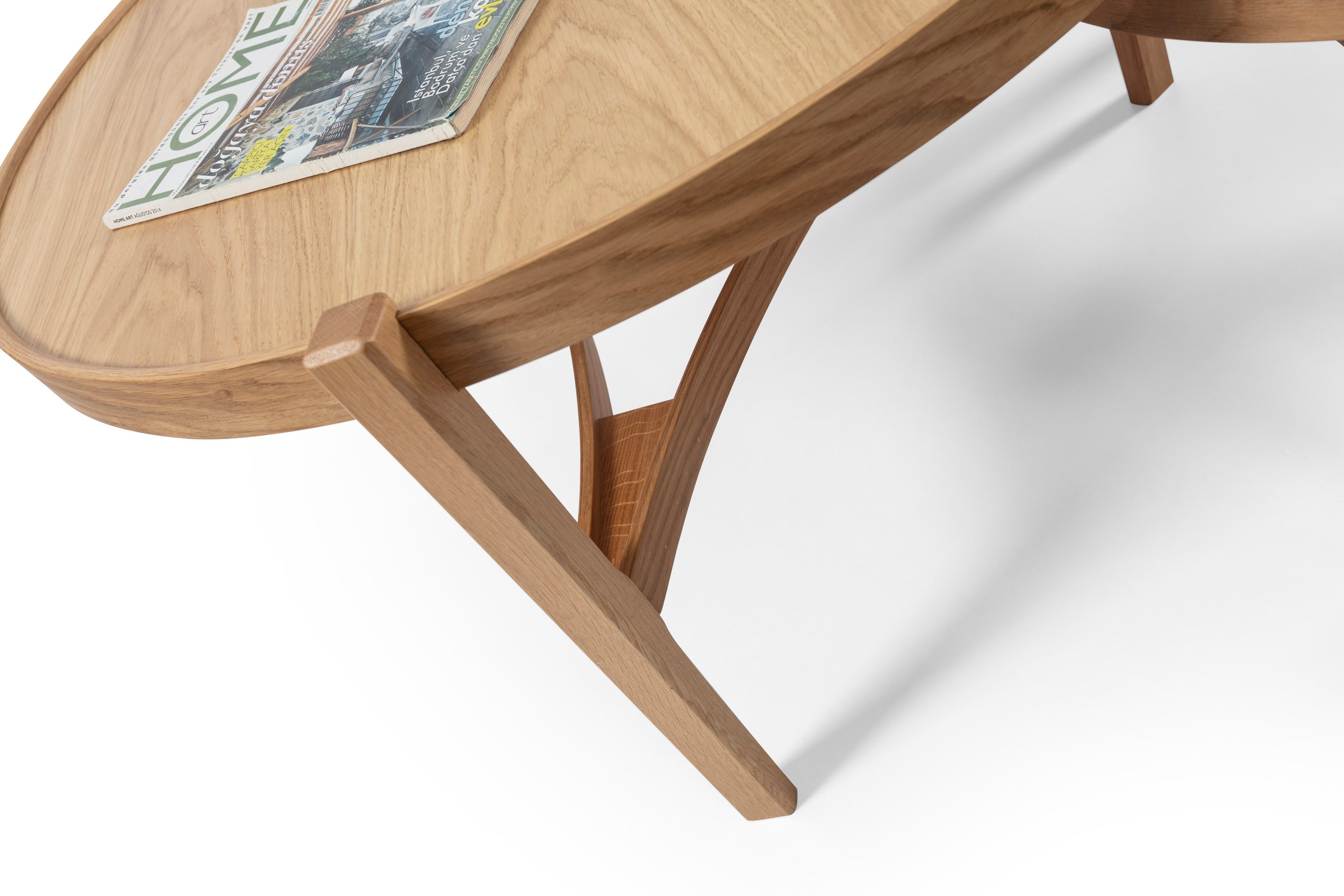 Ren Coffee Table | Natural Wood | Round Center Table