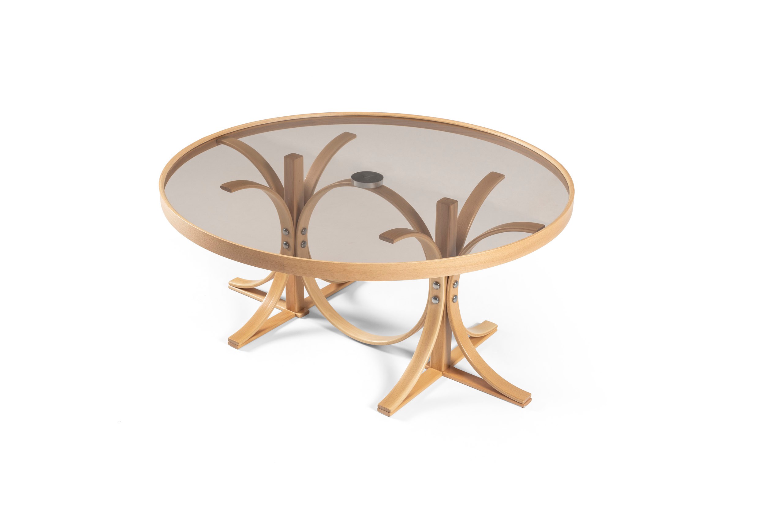 Space Coffee Table | Tampered Glass | Round Center Table