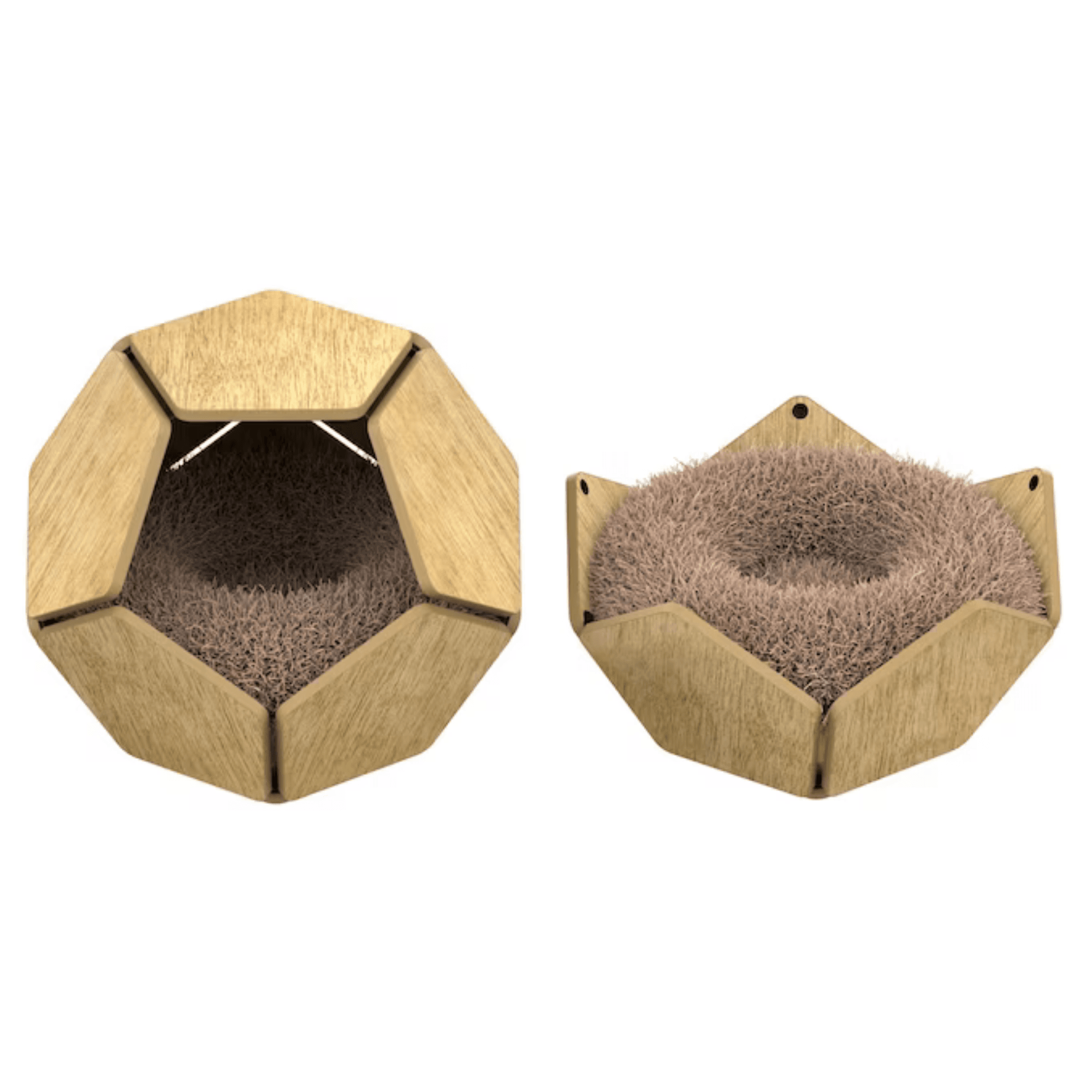 Tobis | Wooden Cat House | Pet Furniture