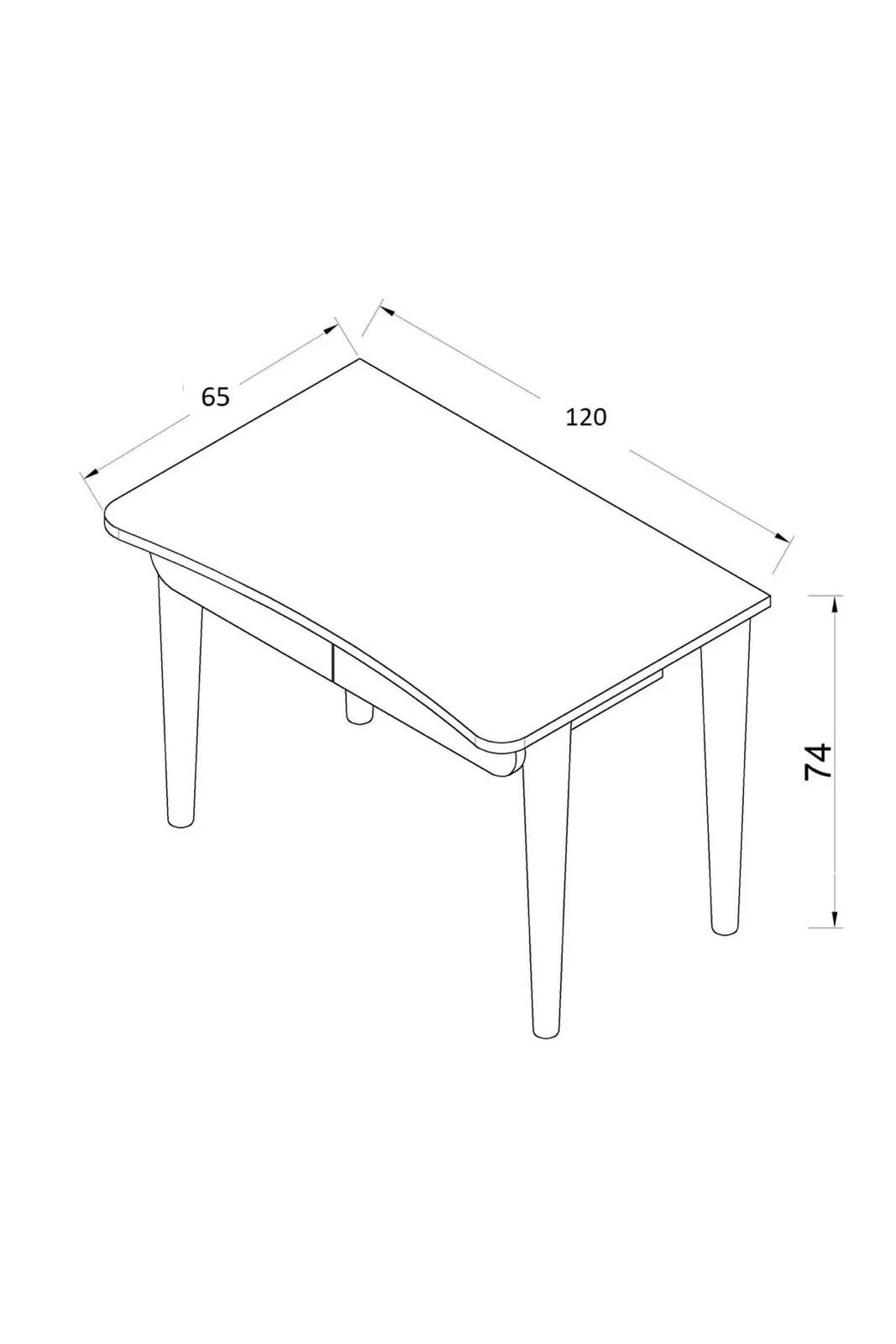 Kami Oak Study Desk / Computer Desk / Study Desk / Student Desk