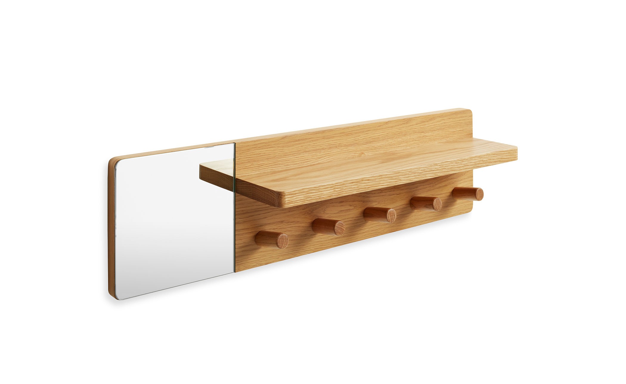 Craq Wall Shelf with Hooks