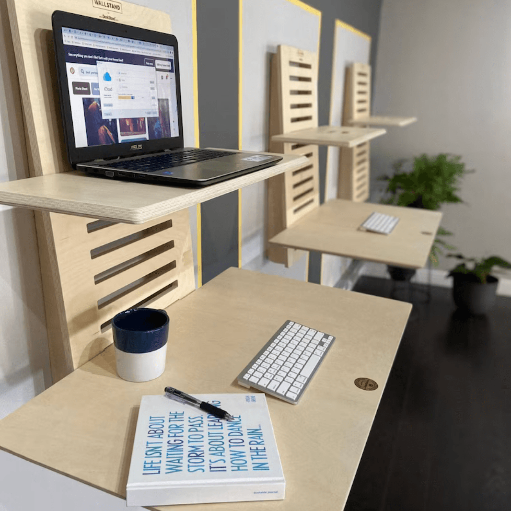 WStand | Standing Table | Wall Mounted