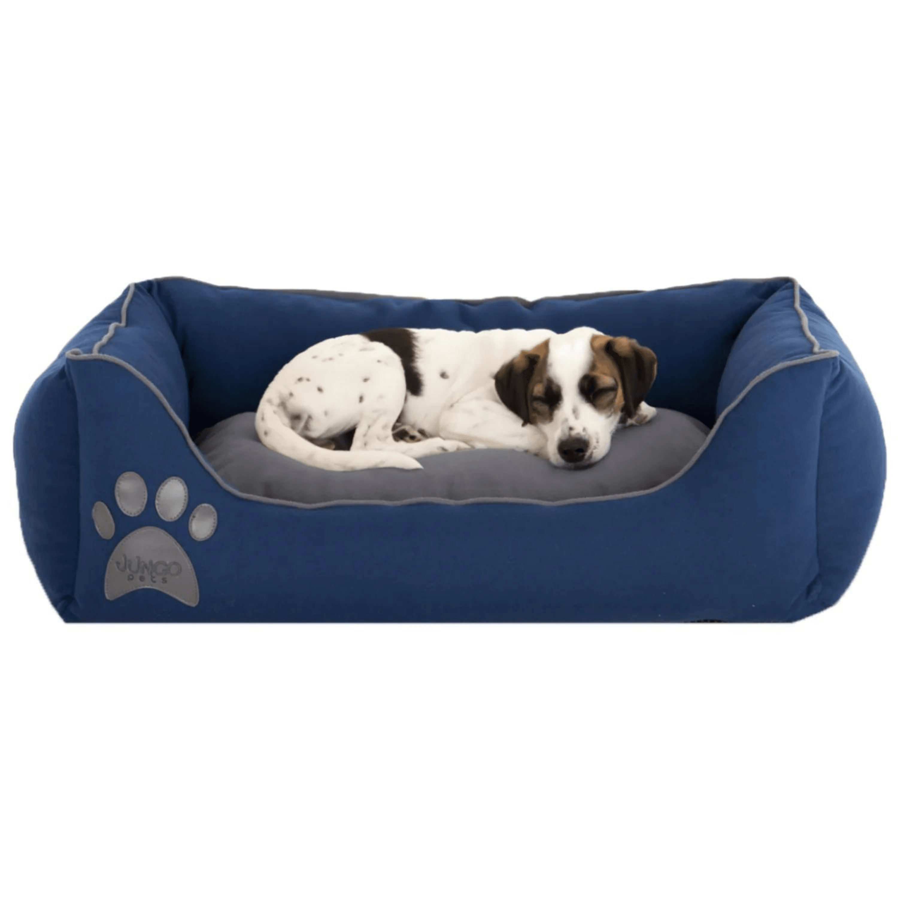LUCY Navy Blue & Gray High Quality Dog Bed