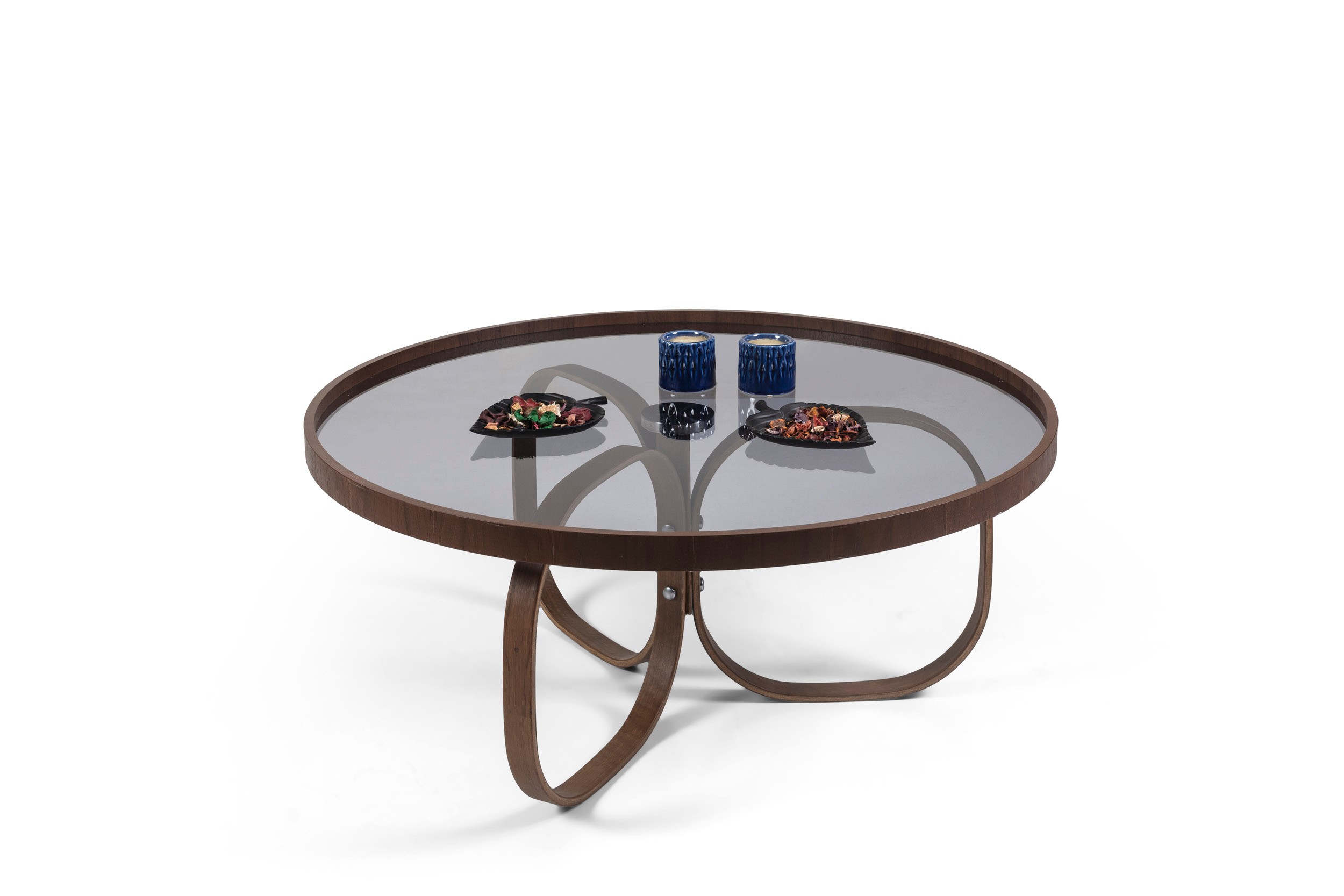 Moon Coffee Table | Tampered Glass | Round Center Table